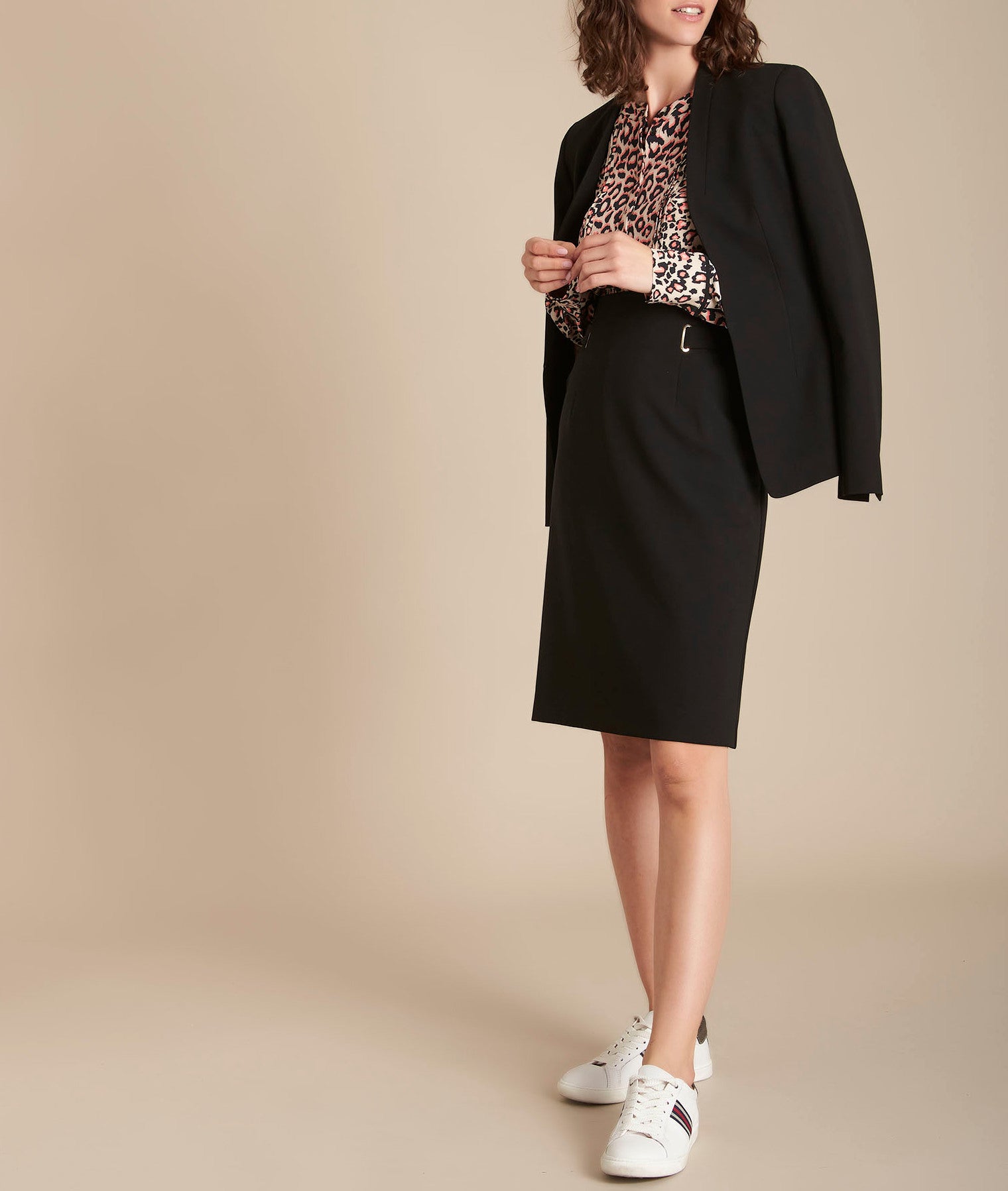 Blouse imprimé peau de bête Menda Faume - seconde main