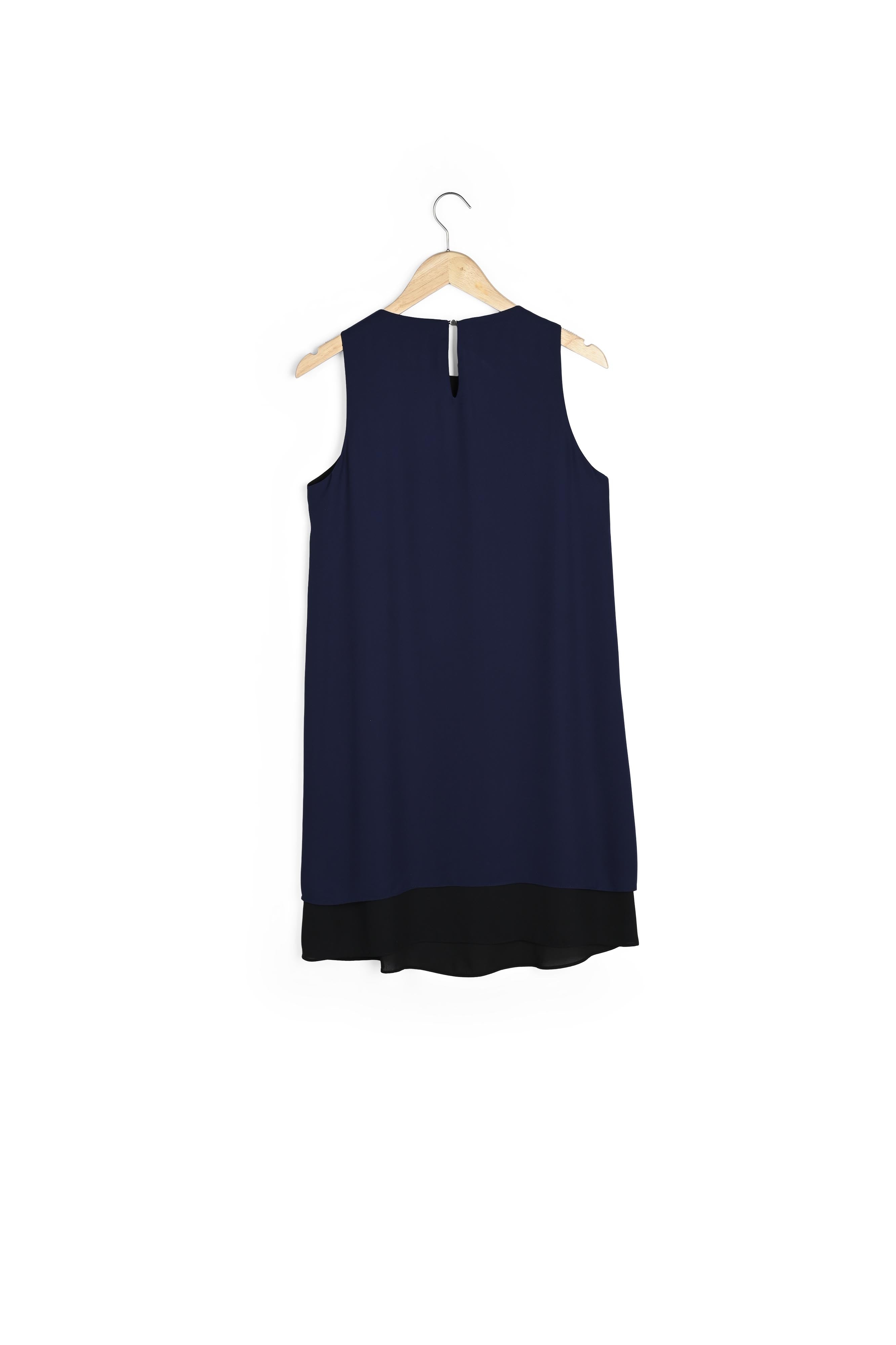 Robe colorblock droite bleue Isola Faume - seconde main