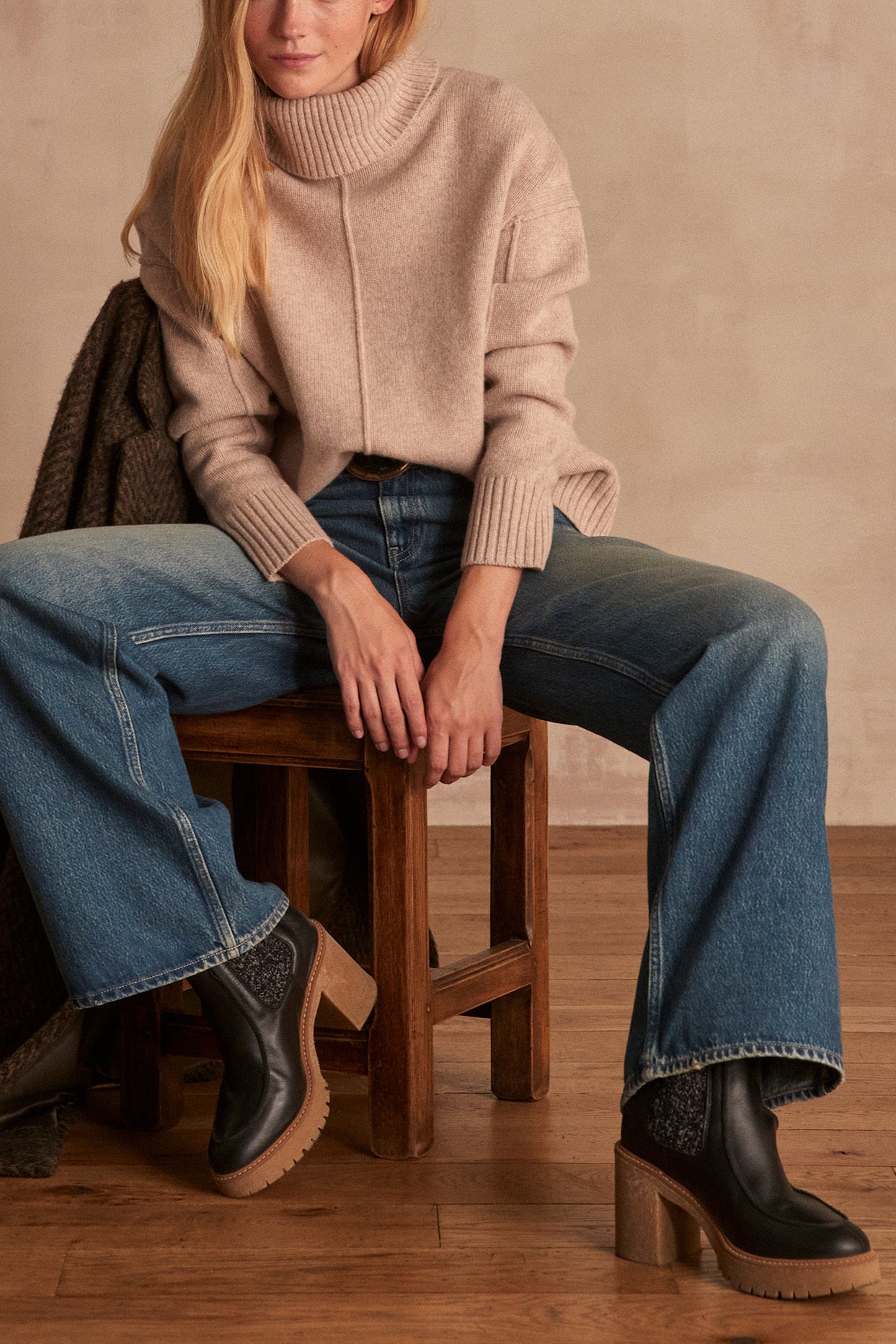 Pull en laine ANDREA Faume - seconde main