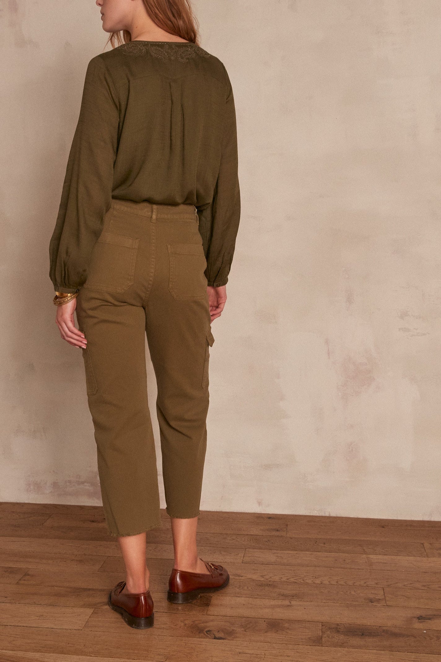 Jean cargo Olga Faume - seconde main