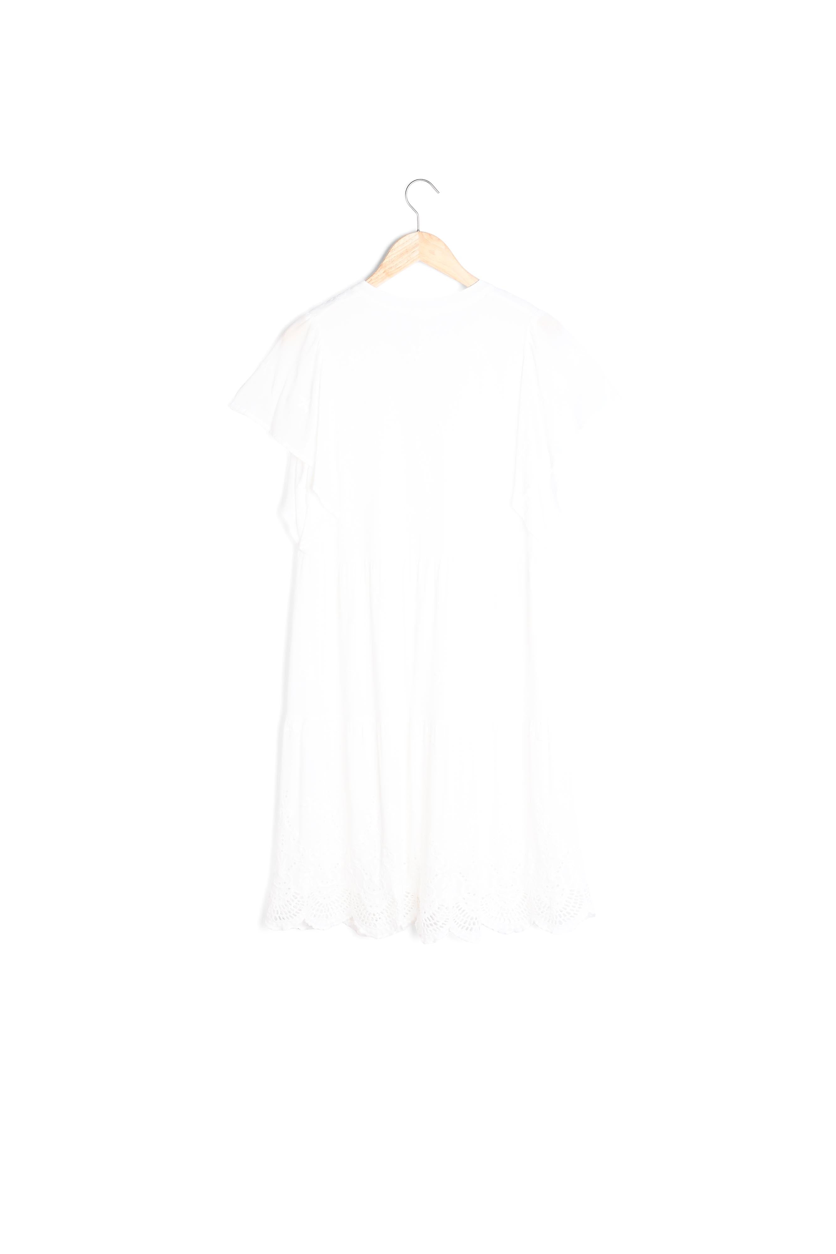 Robe courte brodée écru Loumea Faume - seconde main