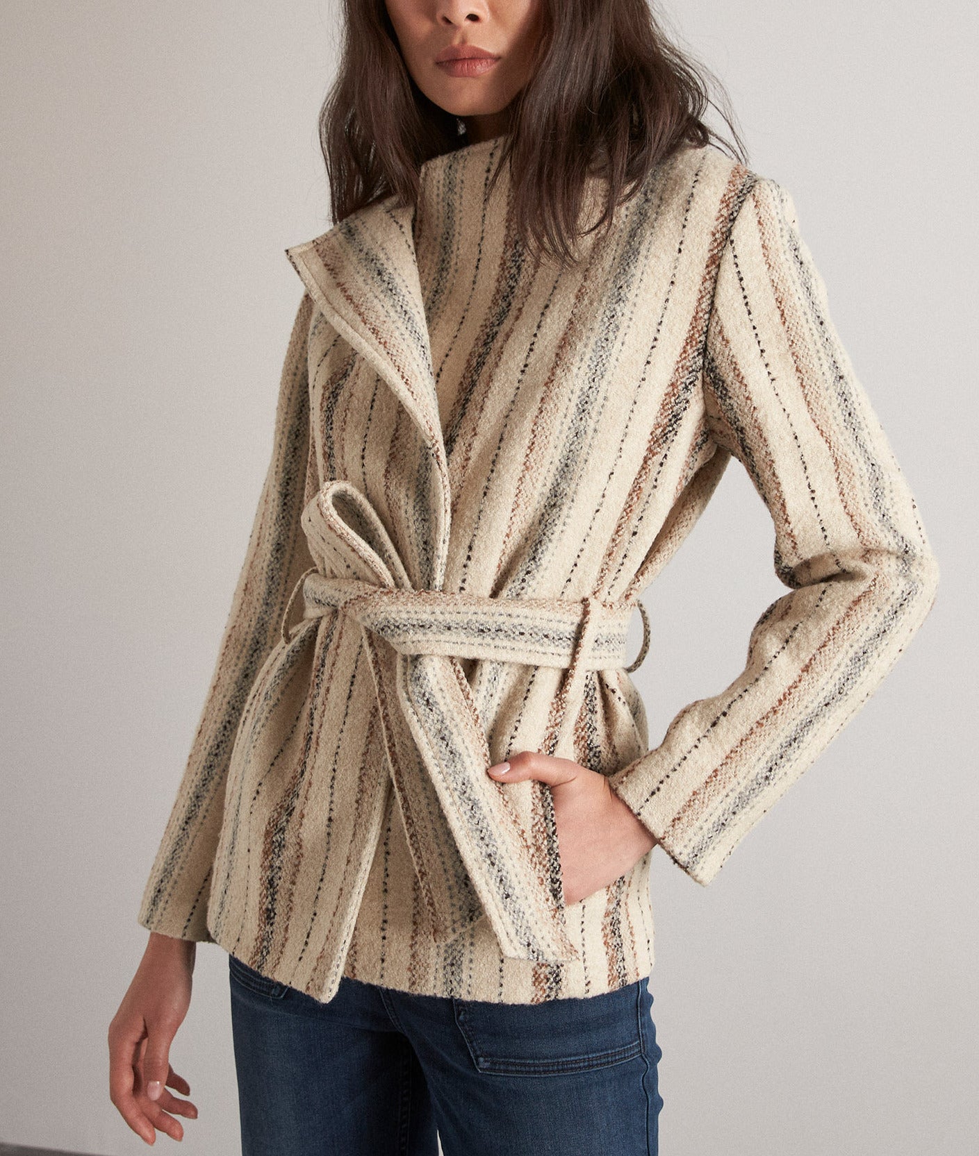 Manteau en laine Romane Faume - seconde main