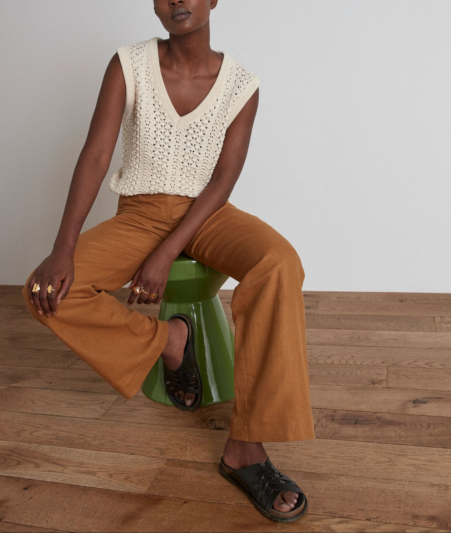 Top en crochet Mambo Faume - seconde main