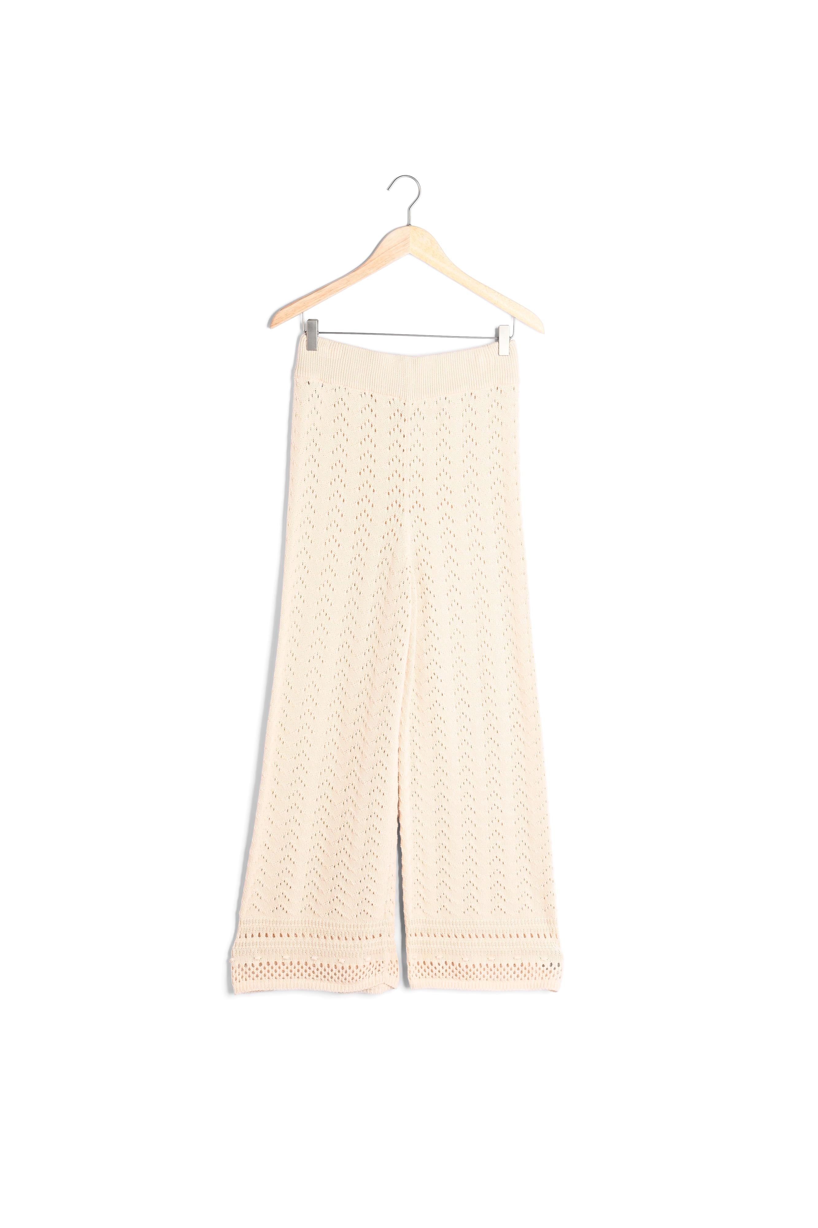 Pantalon large en crochet Lucy Faume - seconde main