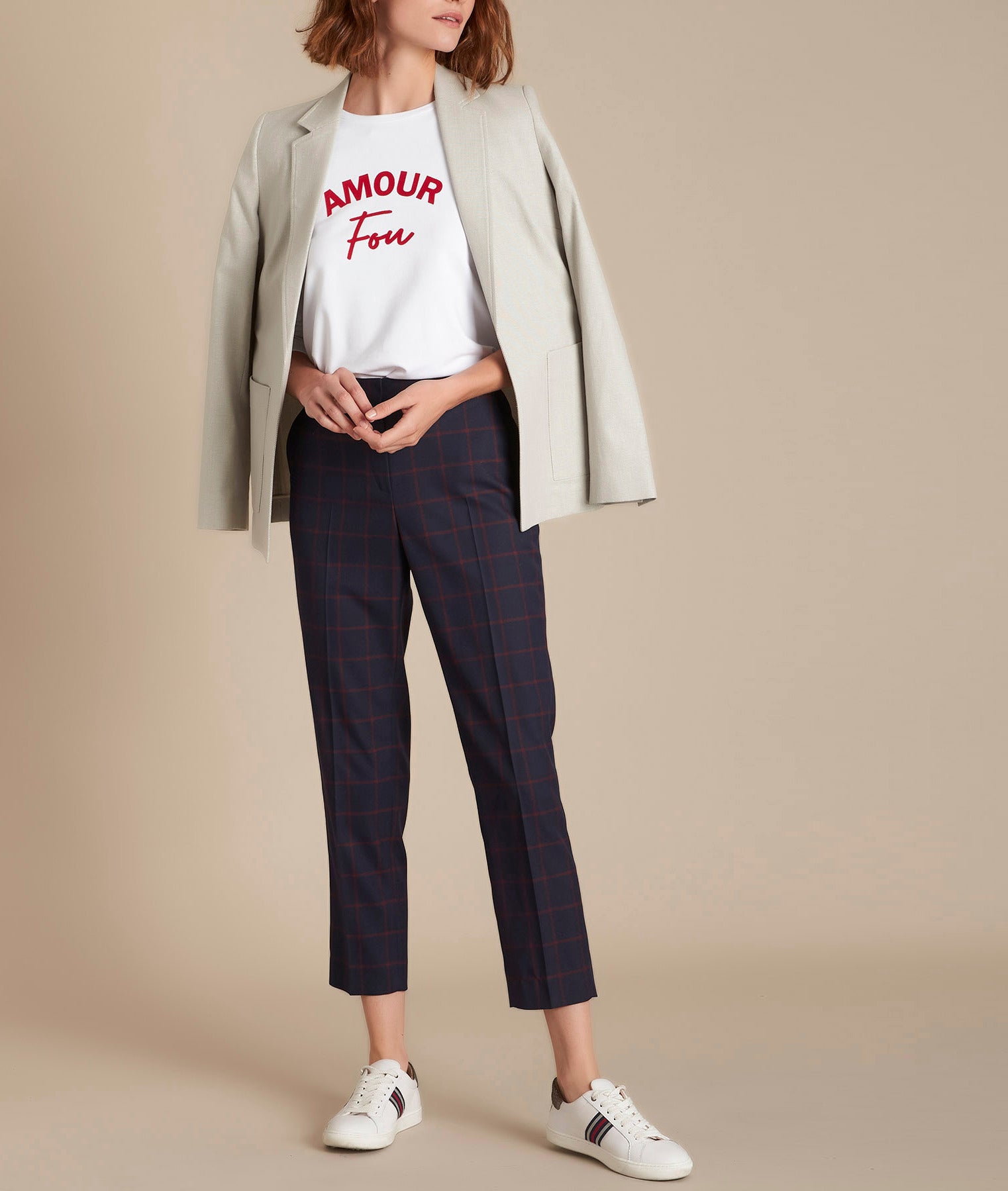 Veste gris chiné Bourbon Faume - seconde main