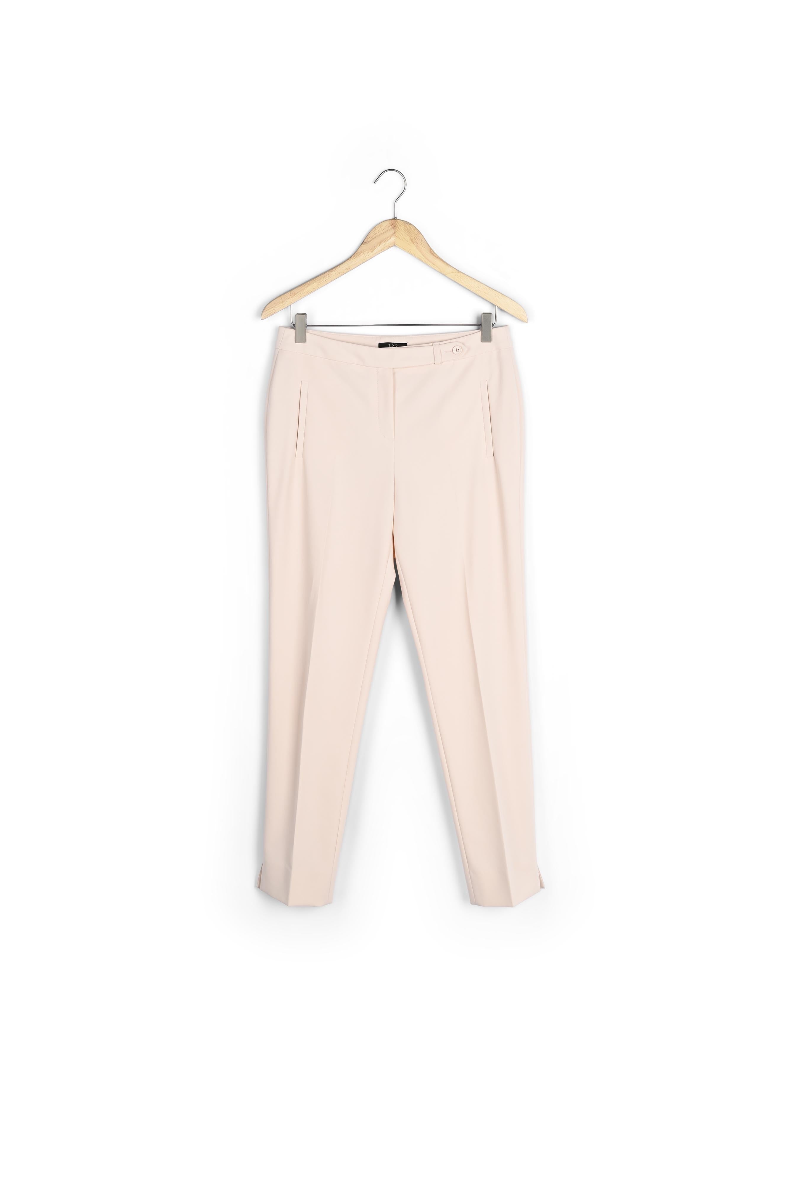 Pantalon poudre cigarette en microfibre Lara Faume - seconde main