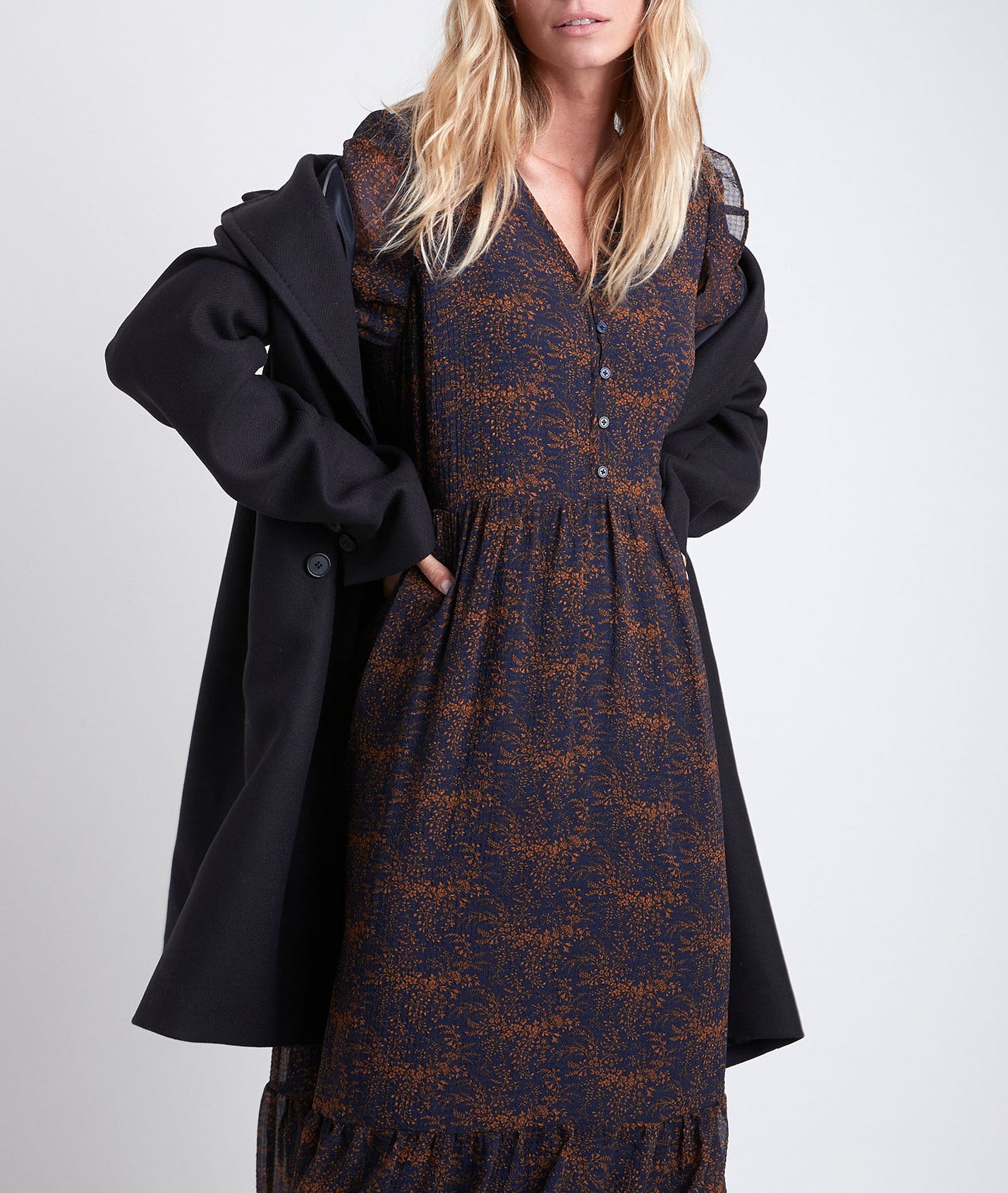 Robe longue imprimée Claire Faume - seconde main