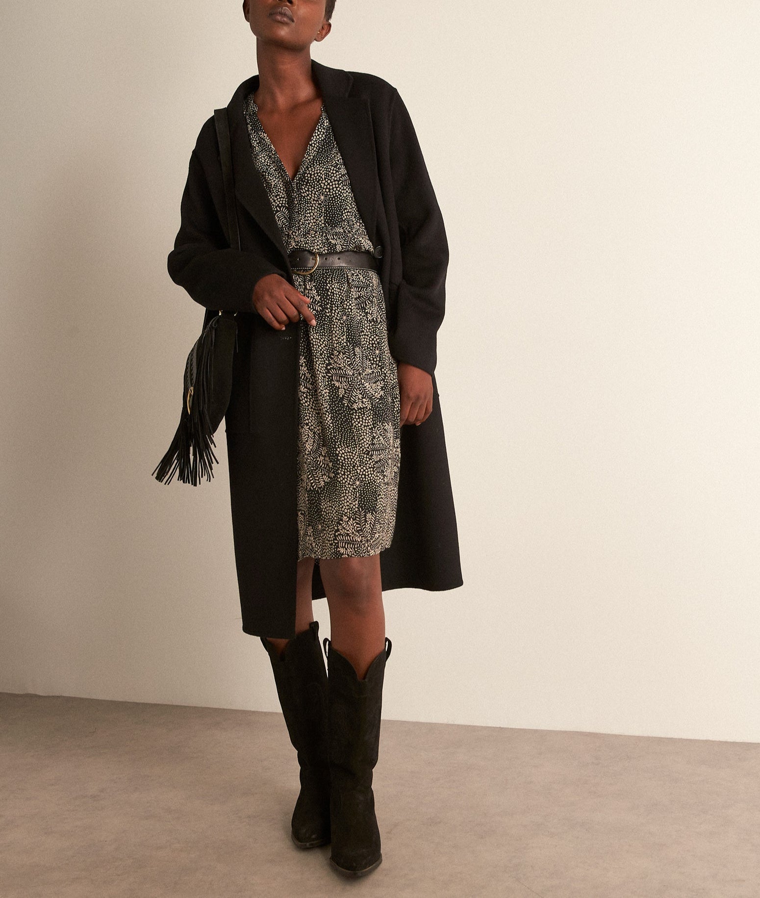 Robe courte imprimée Sosun Faume - seconde main