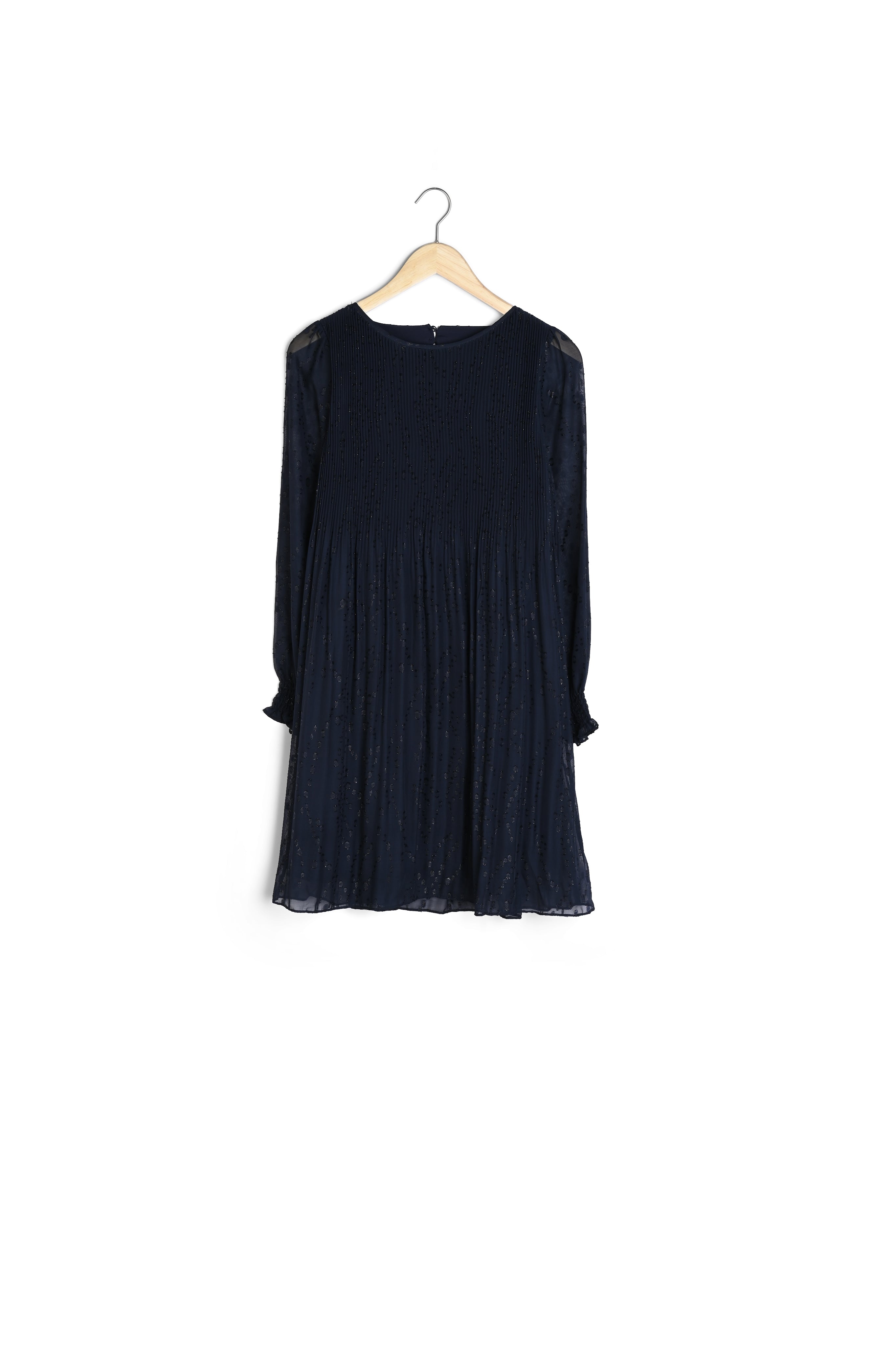 Robe plissée lurex Coralia Faume - seconde main