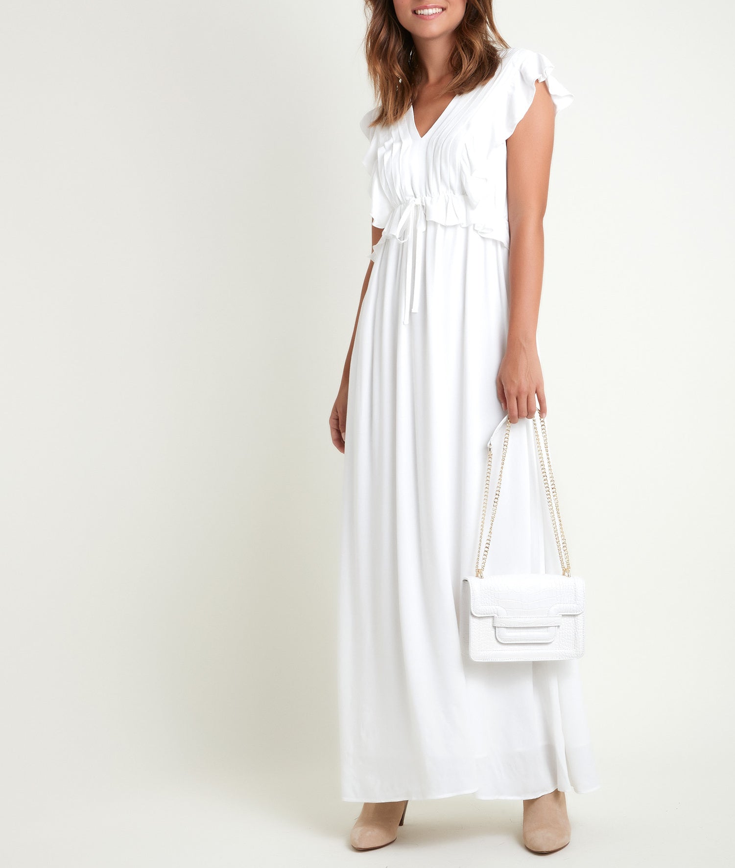 Robe longue droite Narma Faume - seconde main