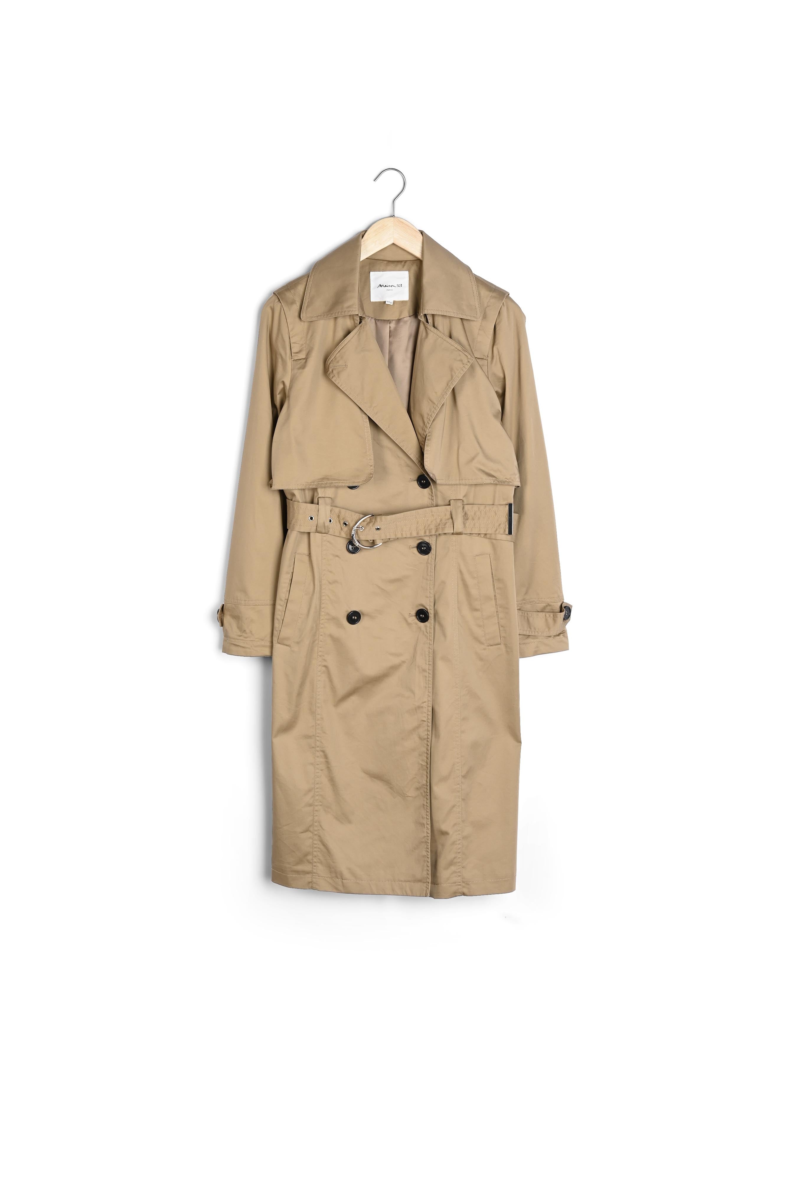 Trench long beige Samaya Faume - seconde main