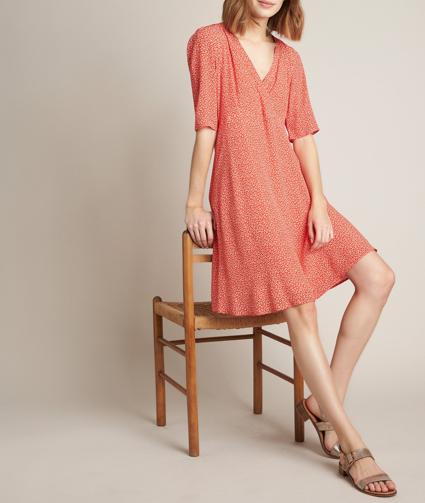 Robe imprimée City Faume - seconde main