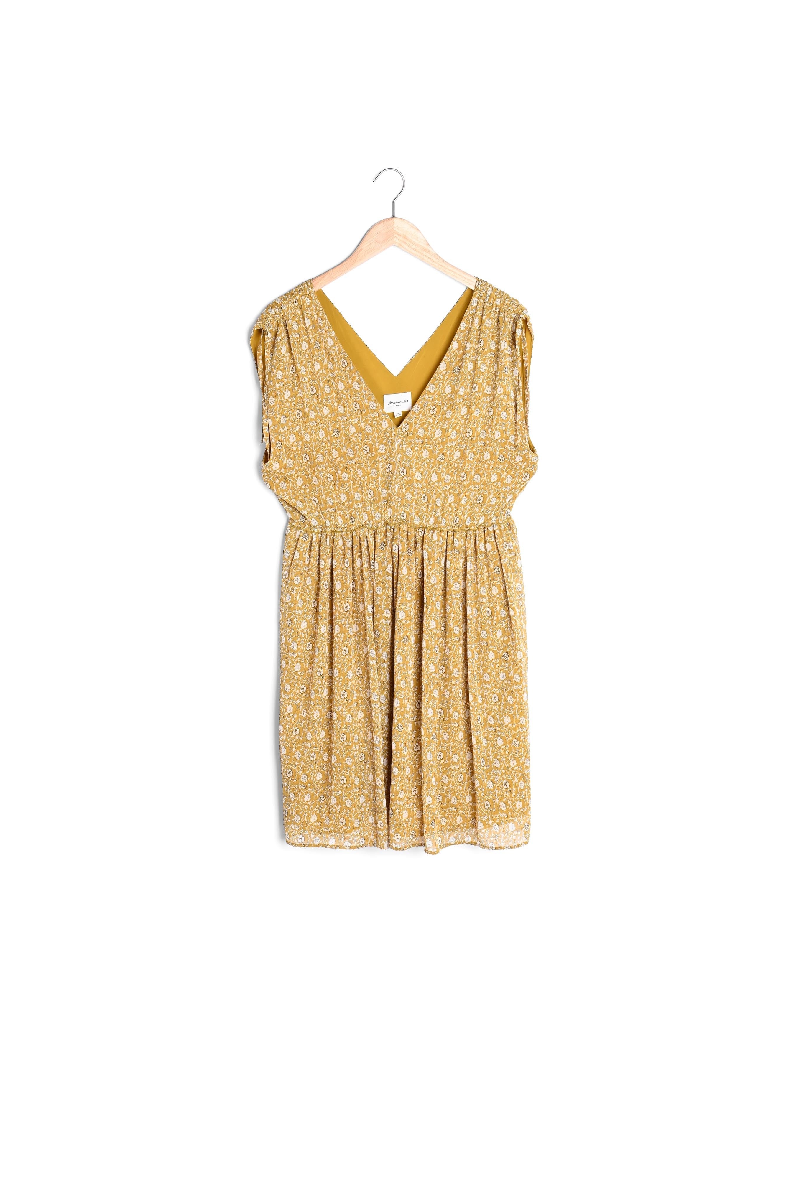 Robe plissée imprime Magali Faume - seconde main