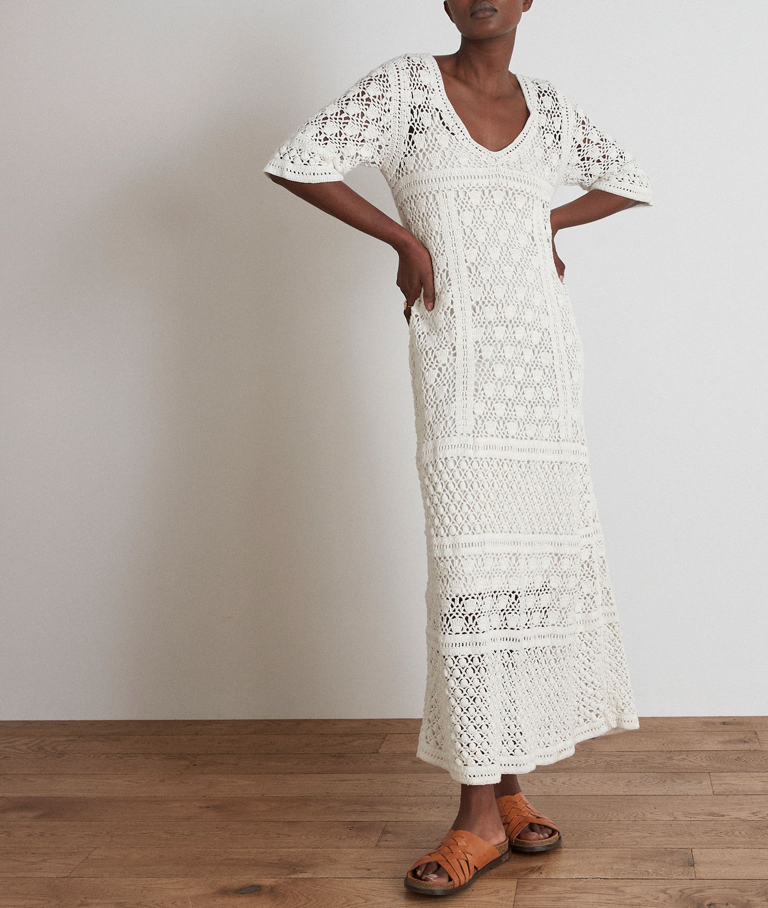 Robe en crochet Gloria Faume - seconde main