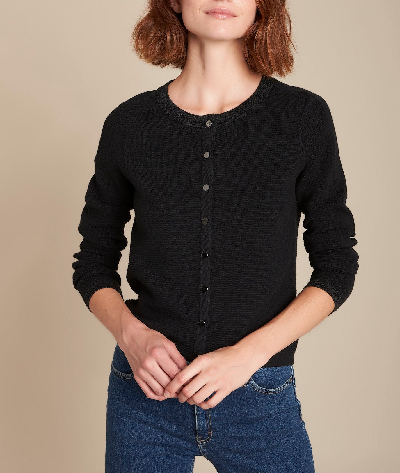 Cardigan court ottoman Fanfan Faume - seconde main