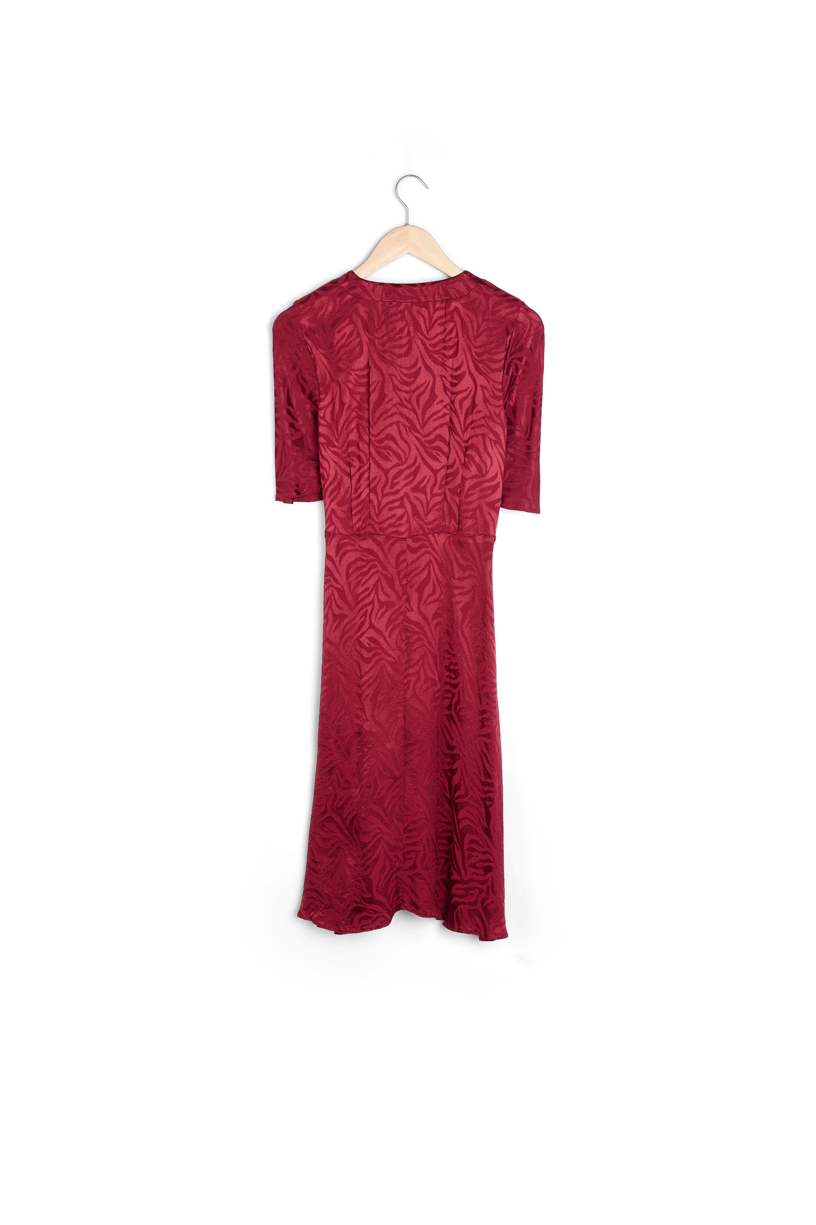 Robe cache-cœur en jacquard Roda Faume - seconde main