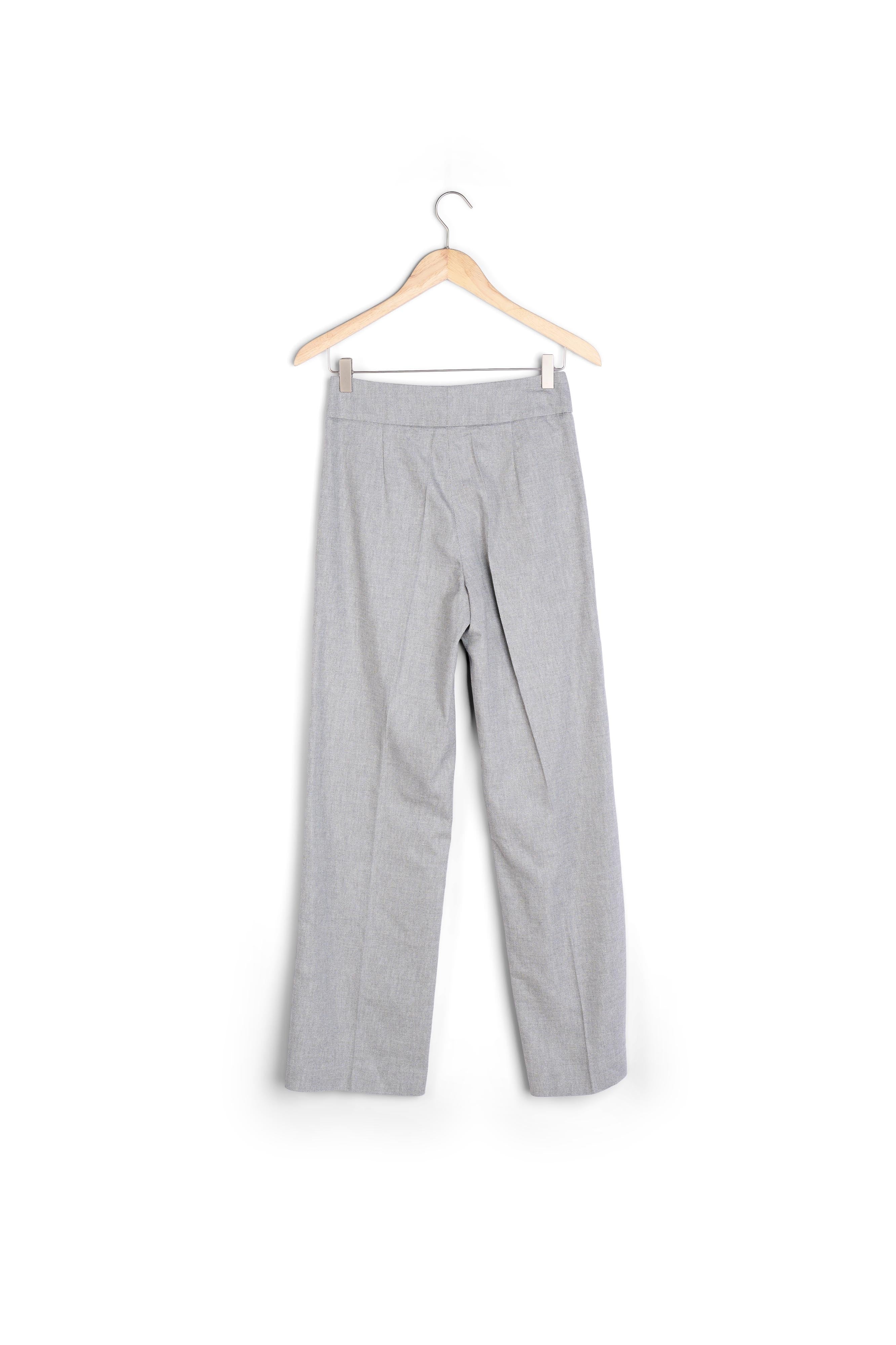 Pantalon large gris chiné Galaxy Faume - seconde main