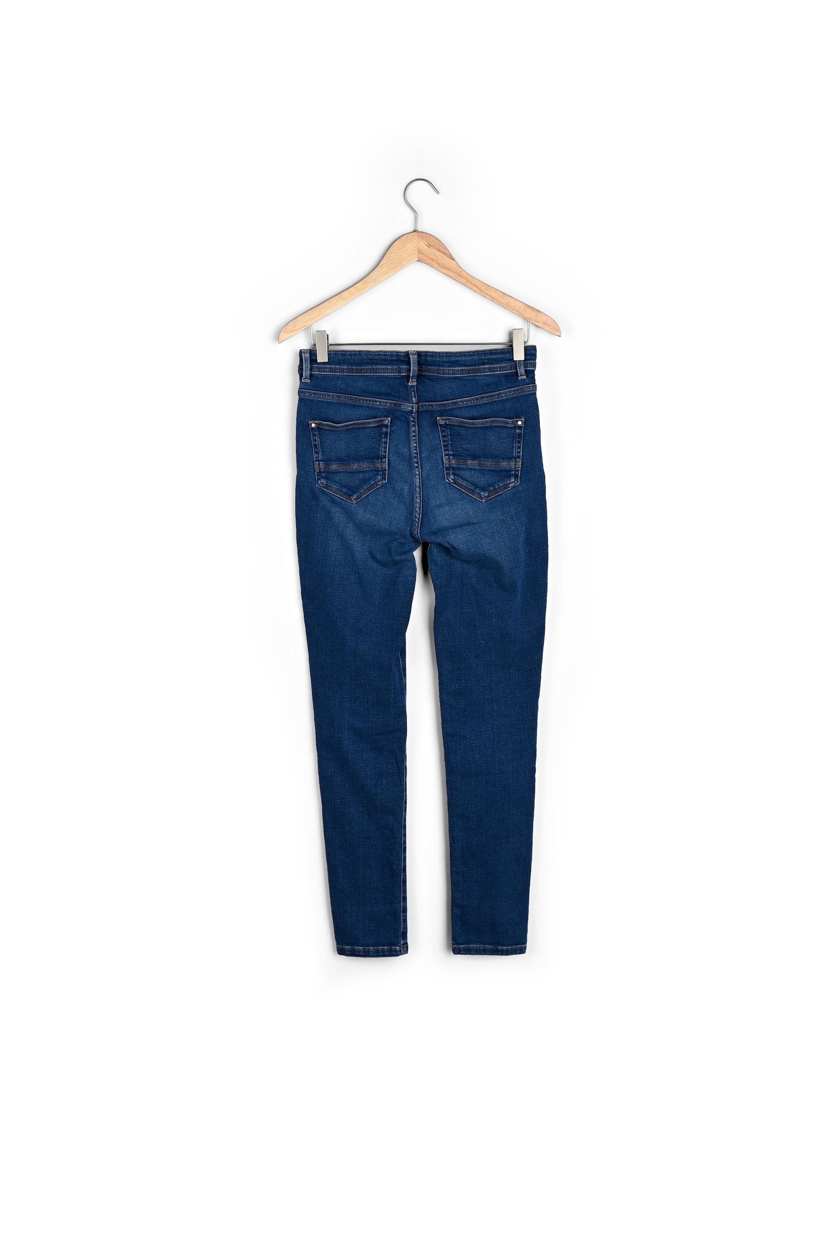 Jean slim en coton biologique denim brut Sultan Faume - seconde main