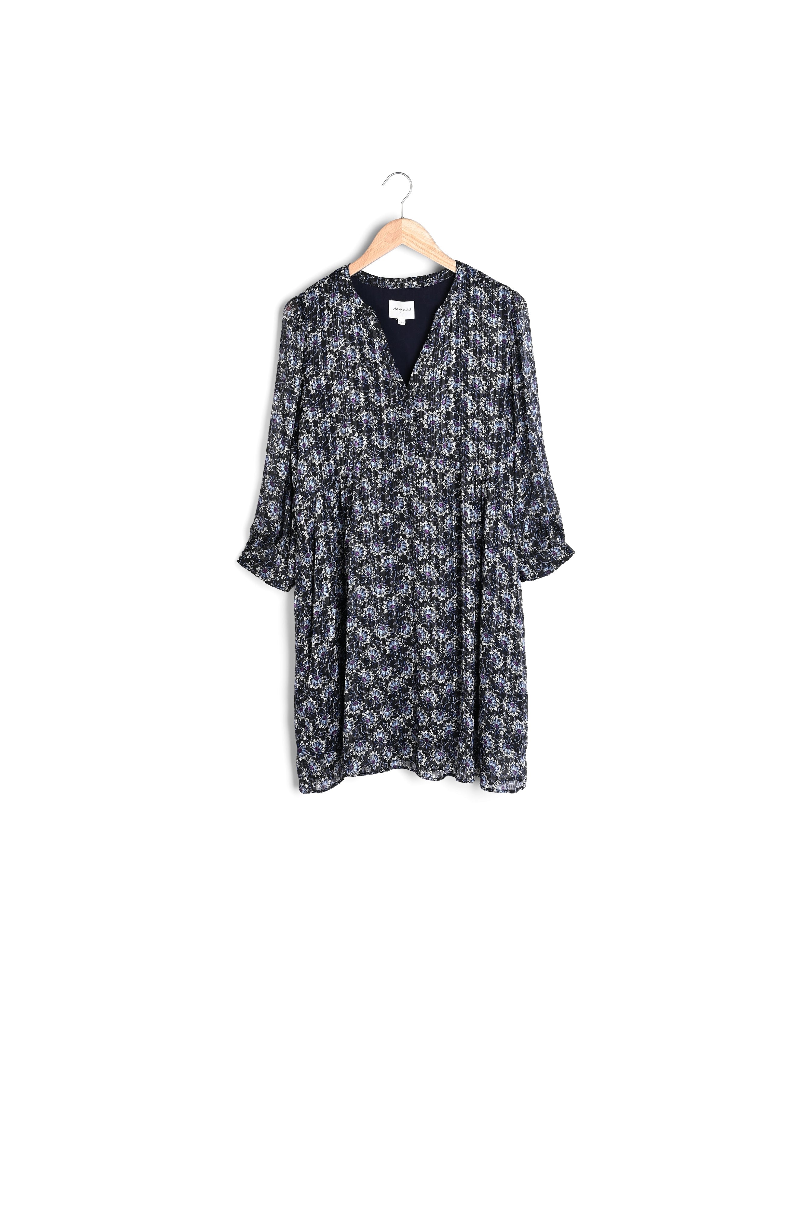 Robe courte imprimée Calypso Faume - seconde main