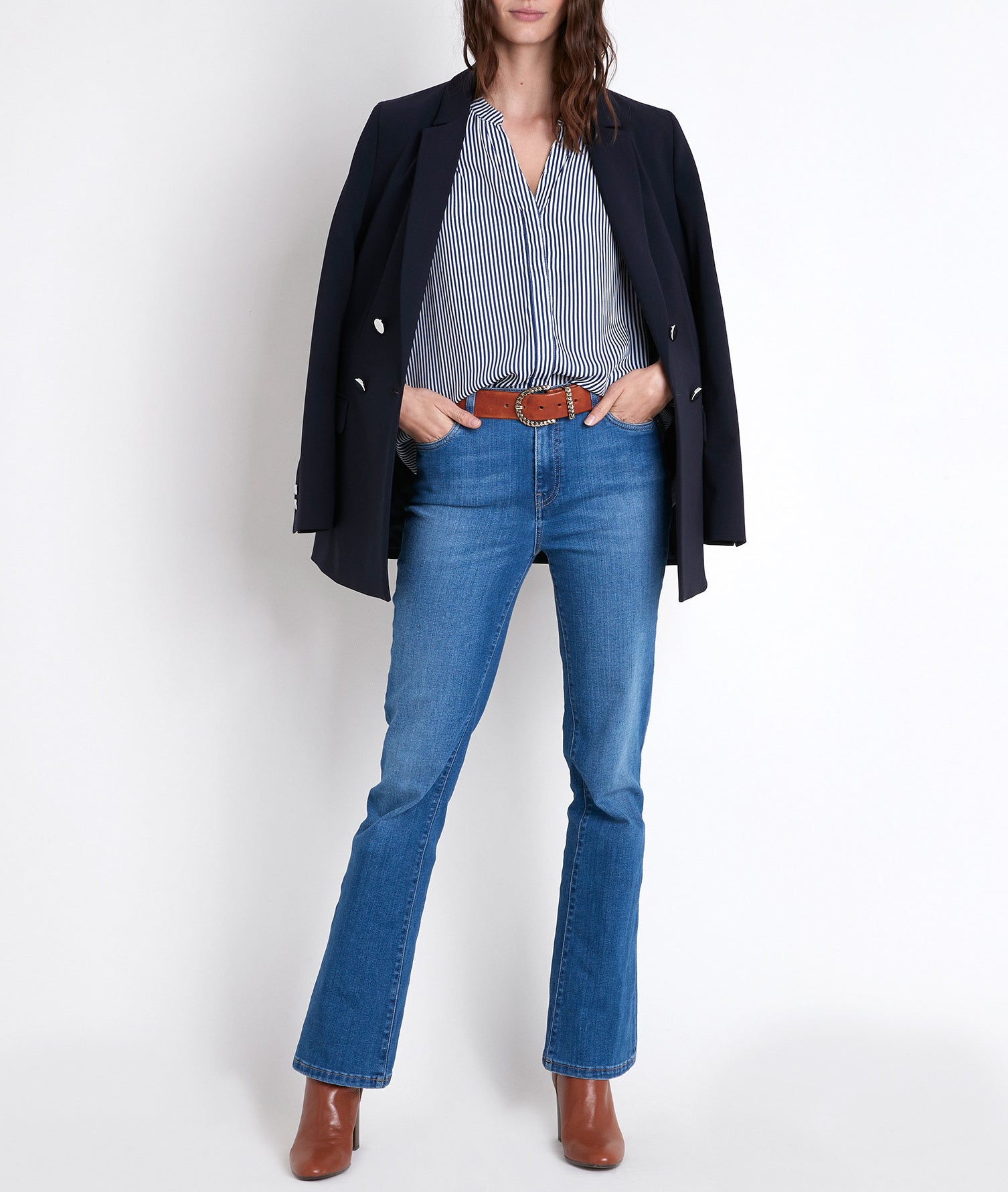 Blouse rayée Theonie Faume - seconde main