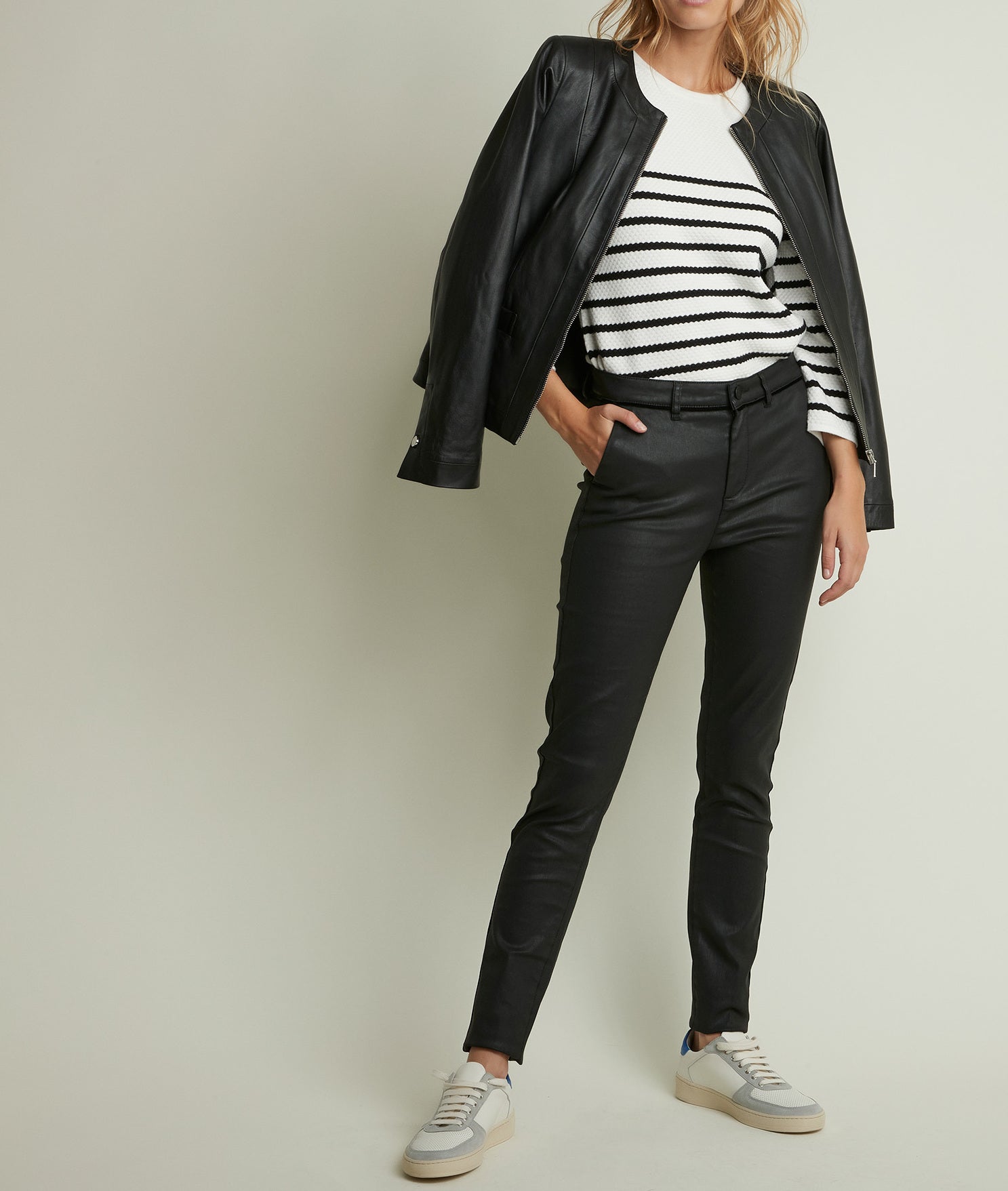 L'iconique slim enduit Erica Faume - seconde main