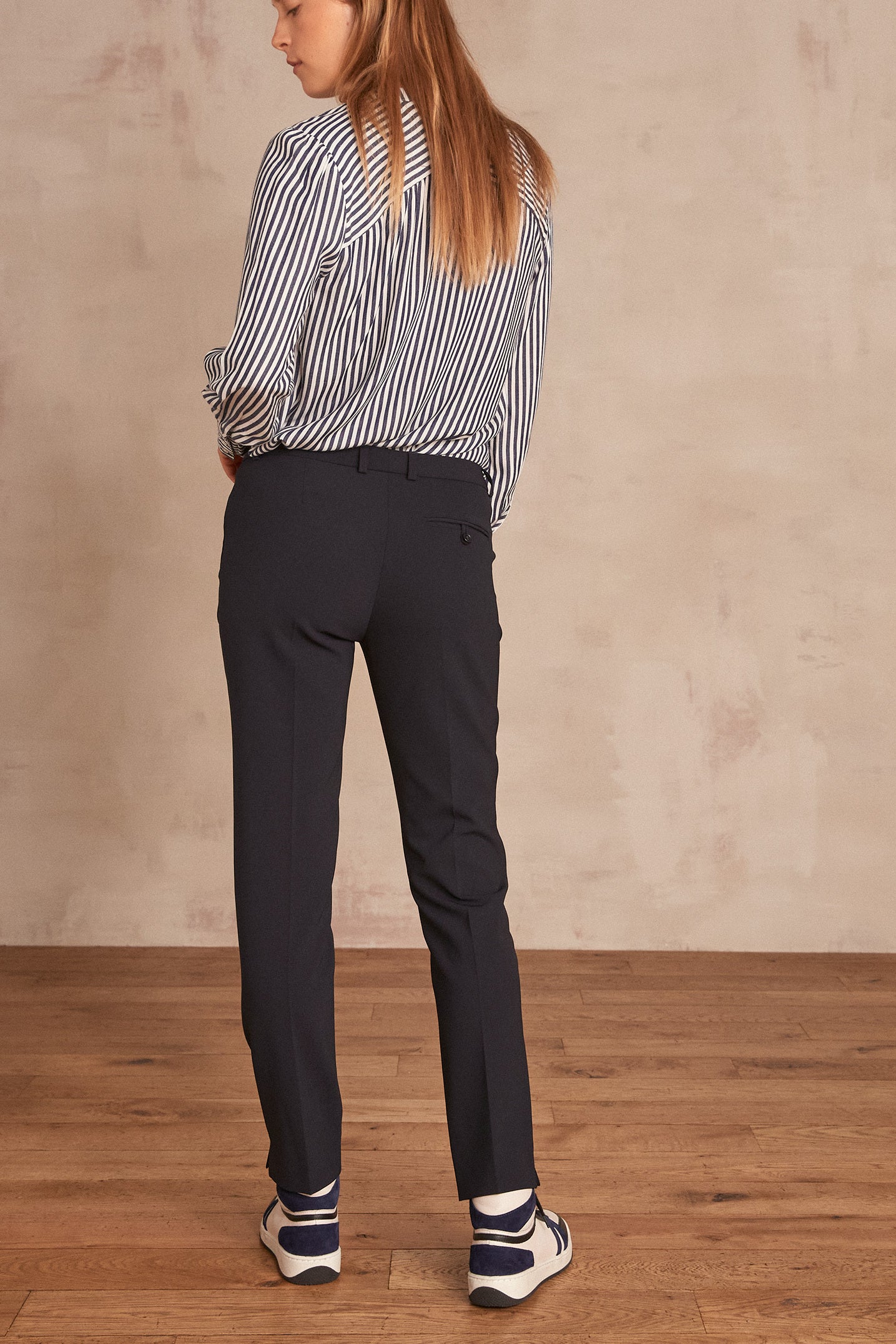 Pantalon cigarette Valero Faume - seconde main