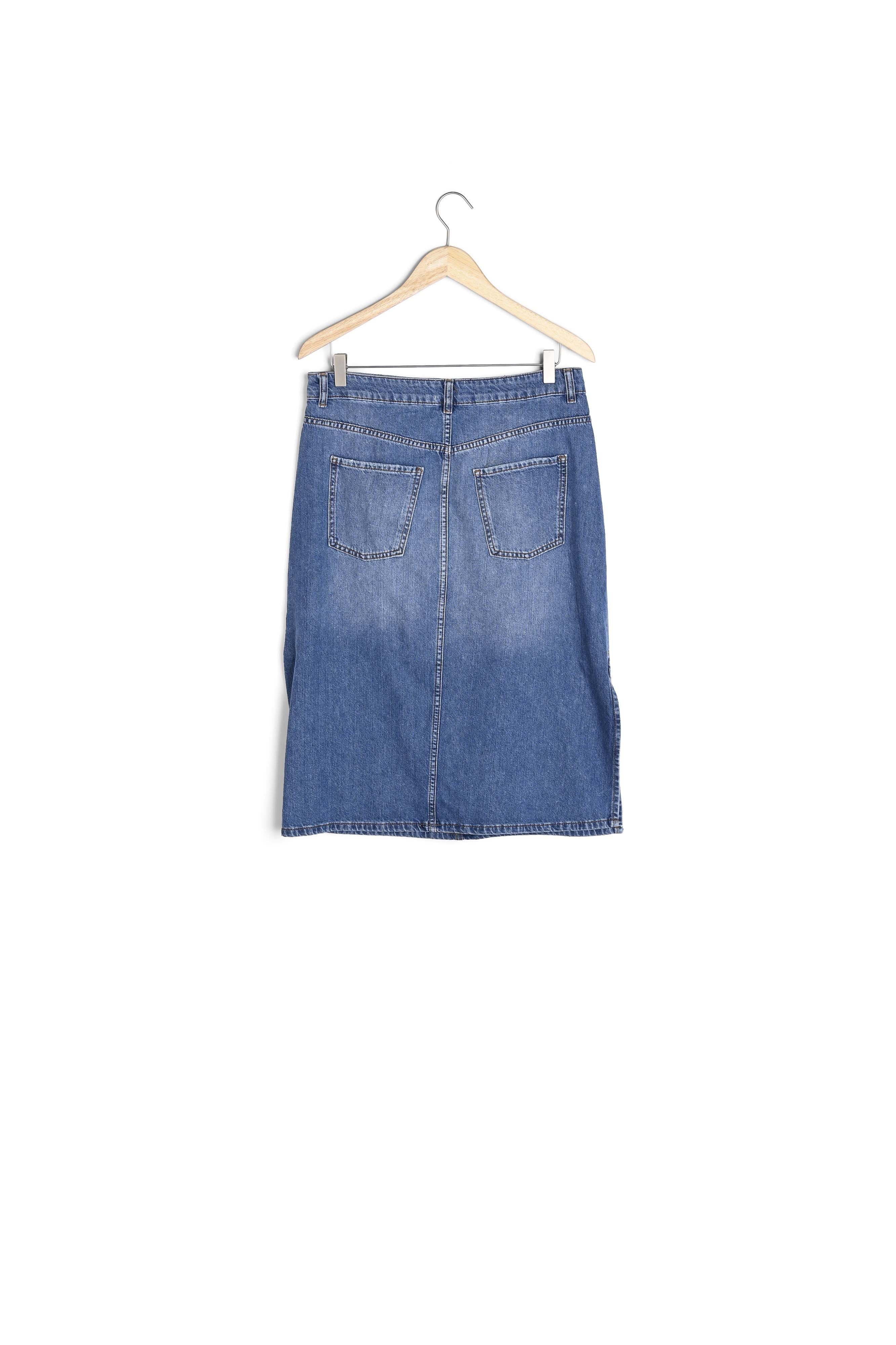 Jupe en coton denim Erva Faume - seconde main