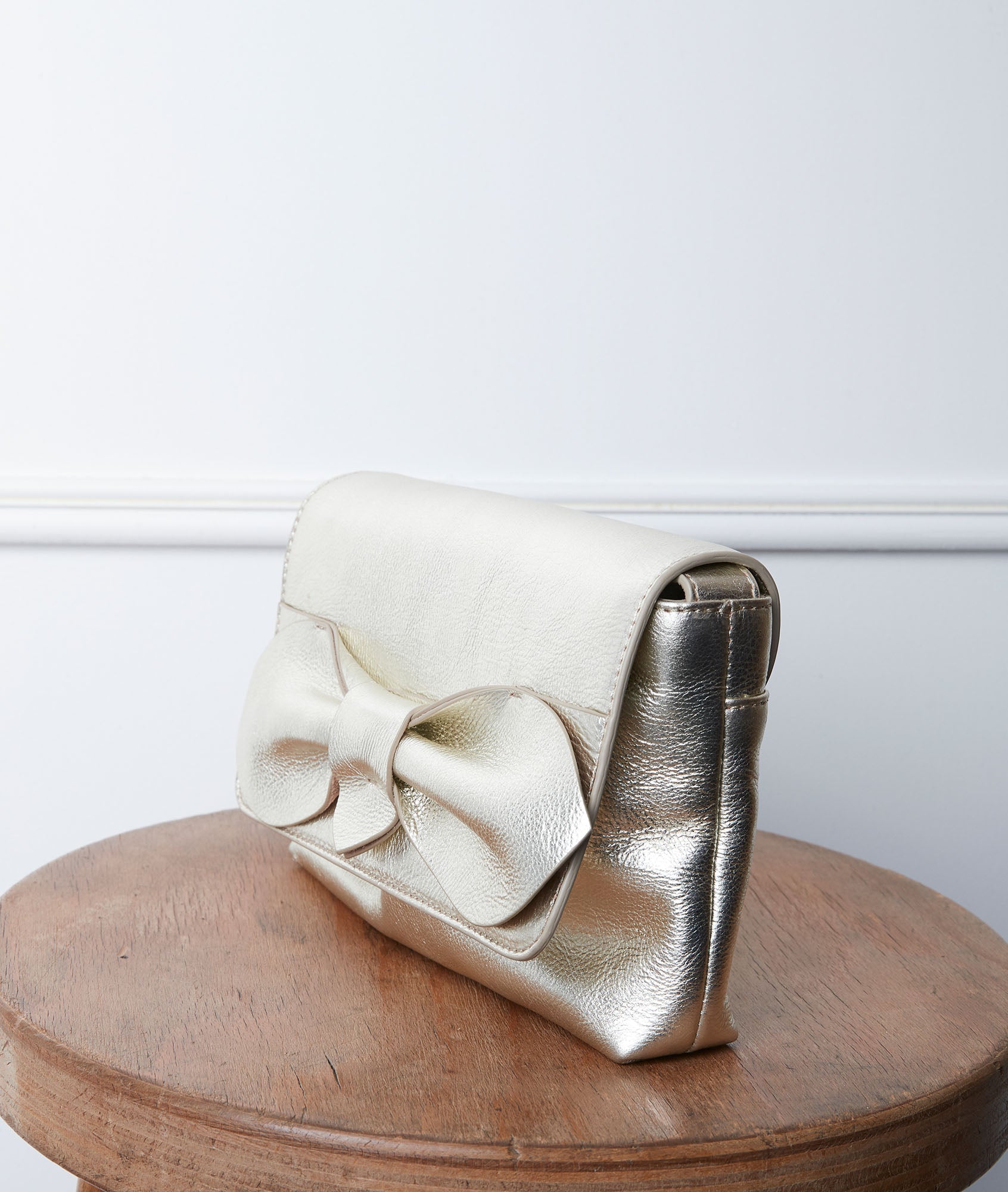 Sac en cuir doré Dolly Faume - seconde main