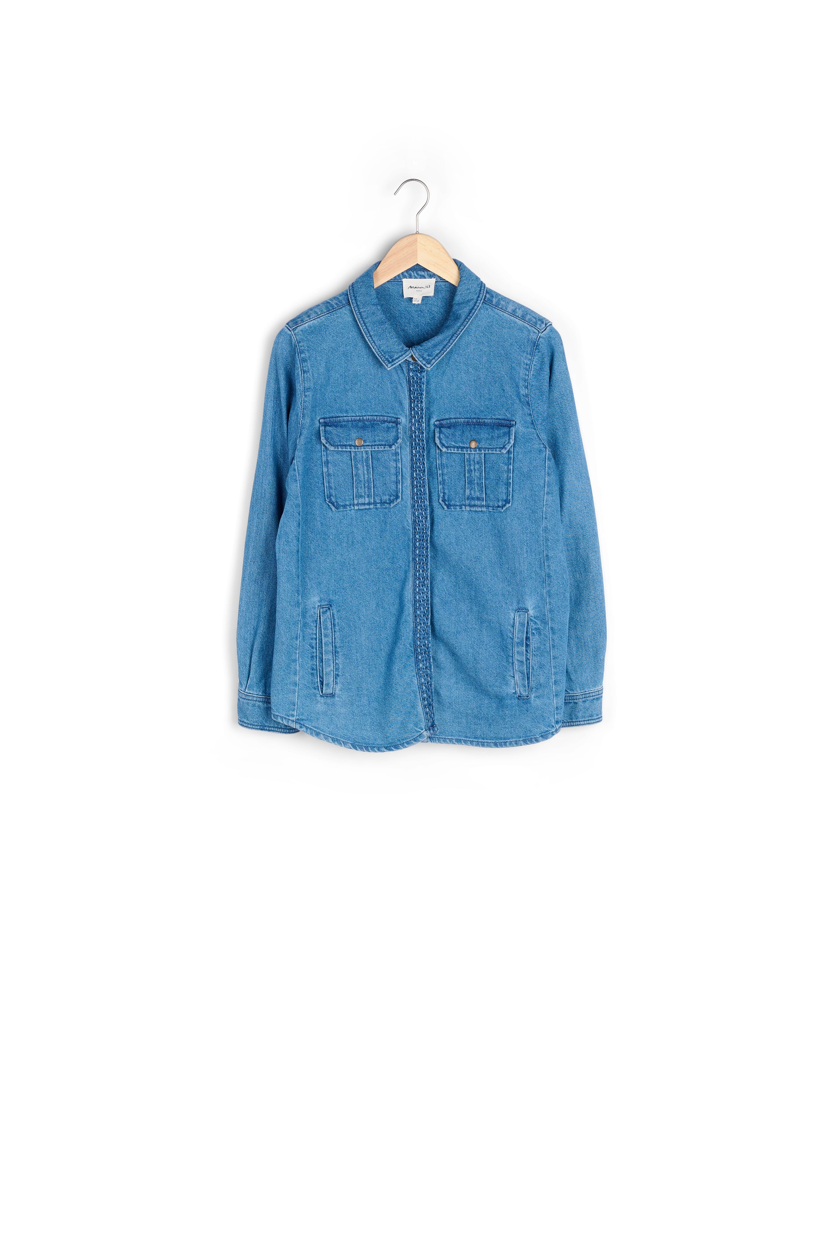 Surchemise en jean stone used Filou Faume - seconde main