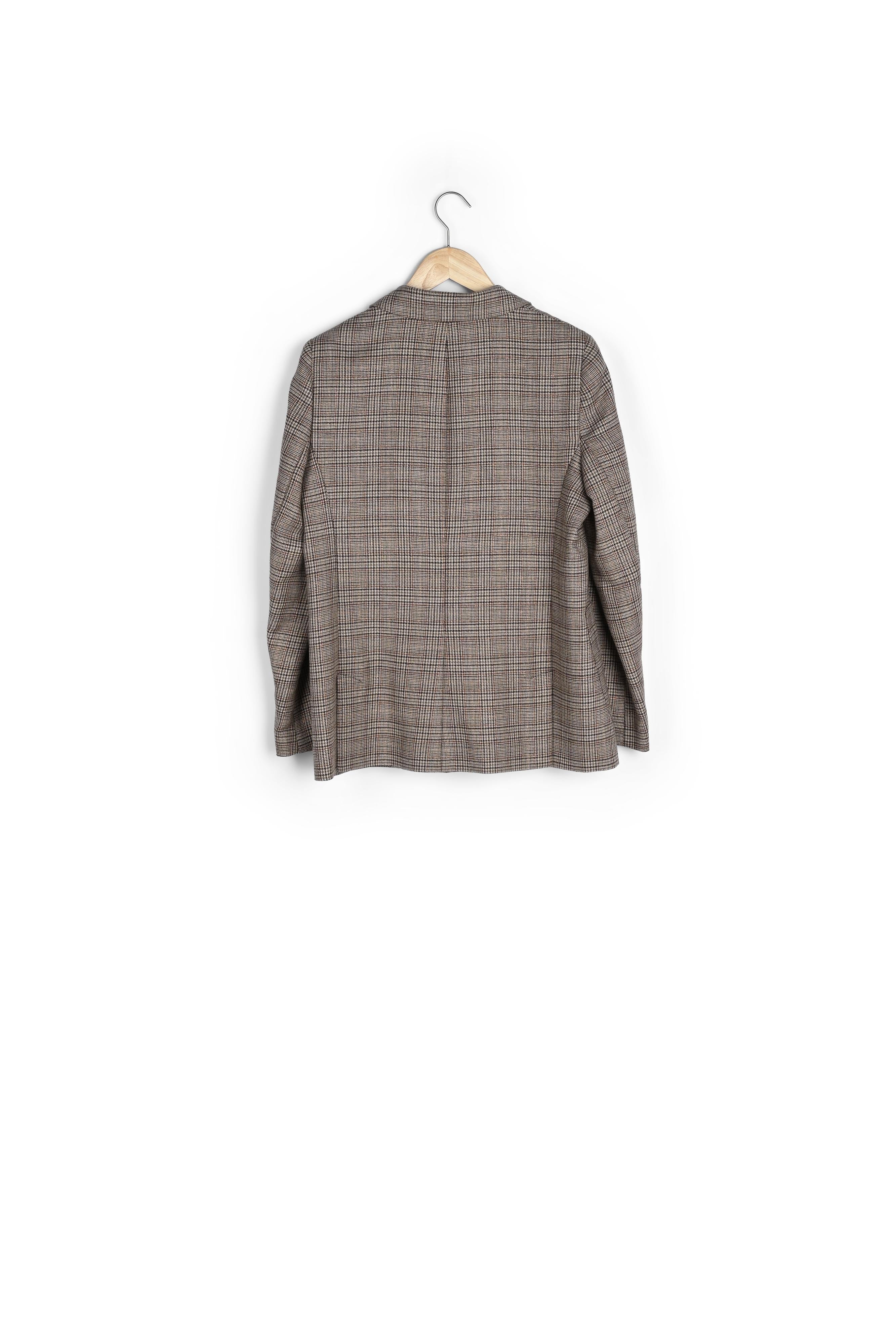 Veste à carreaux lurex Thelma Faume - seconde main