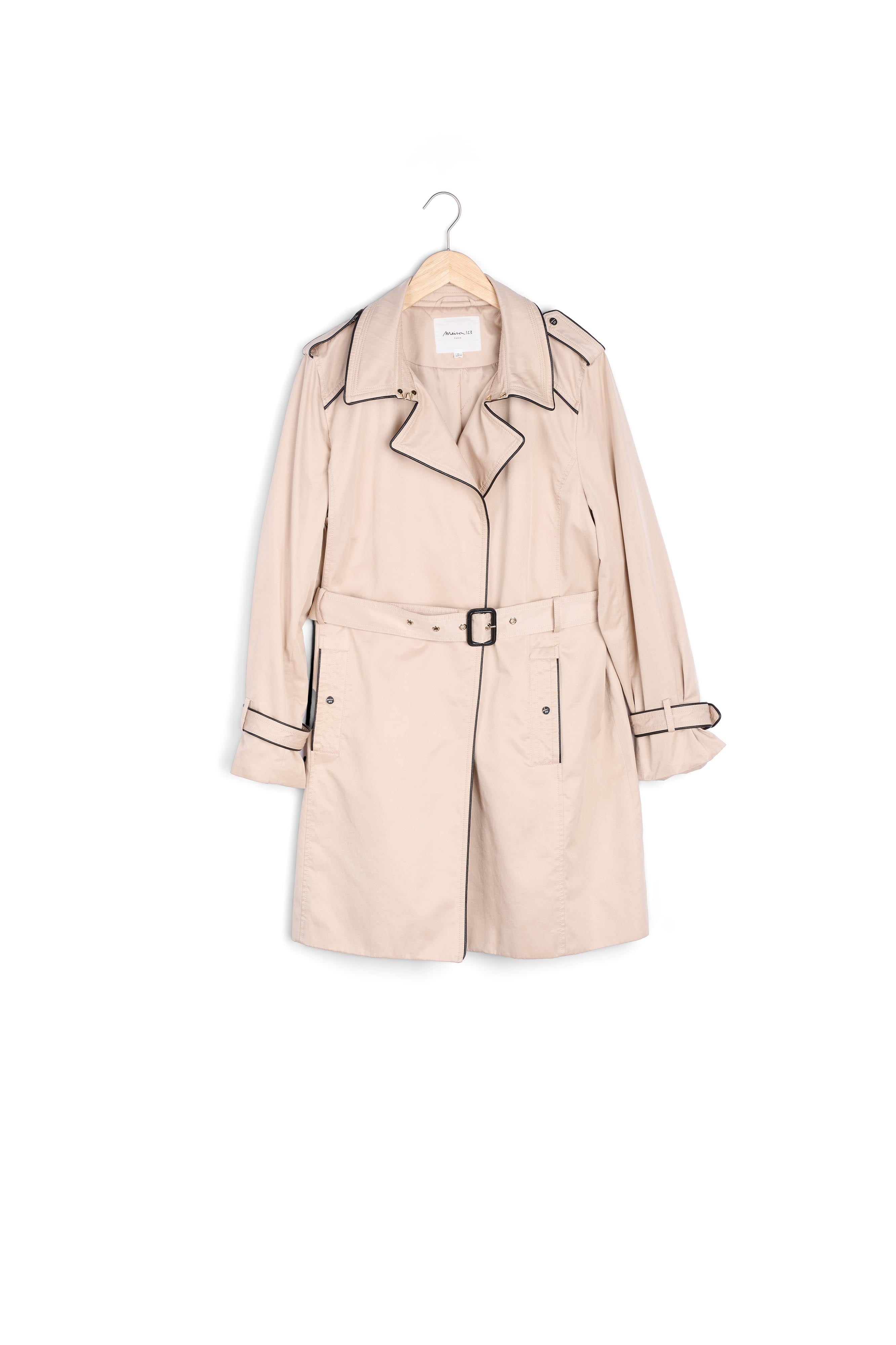 Trench beige gansé Frida Faume - seconde main