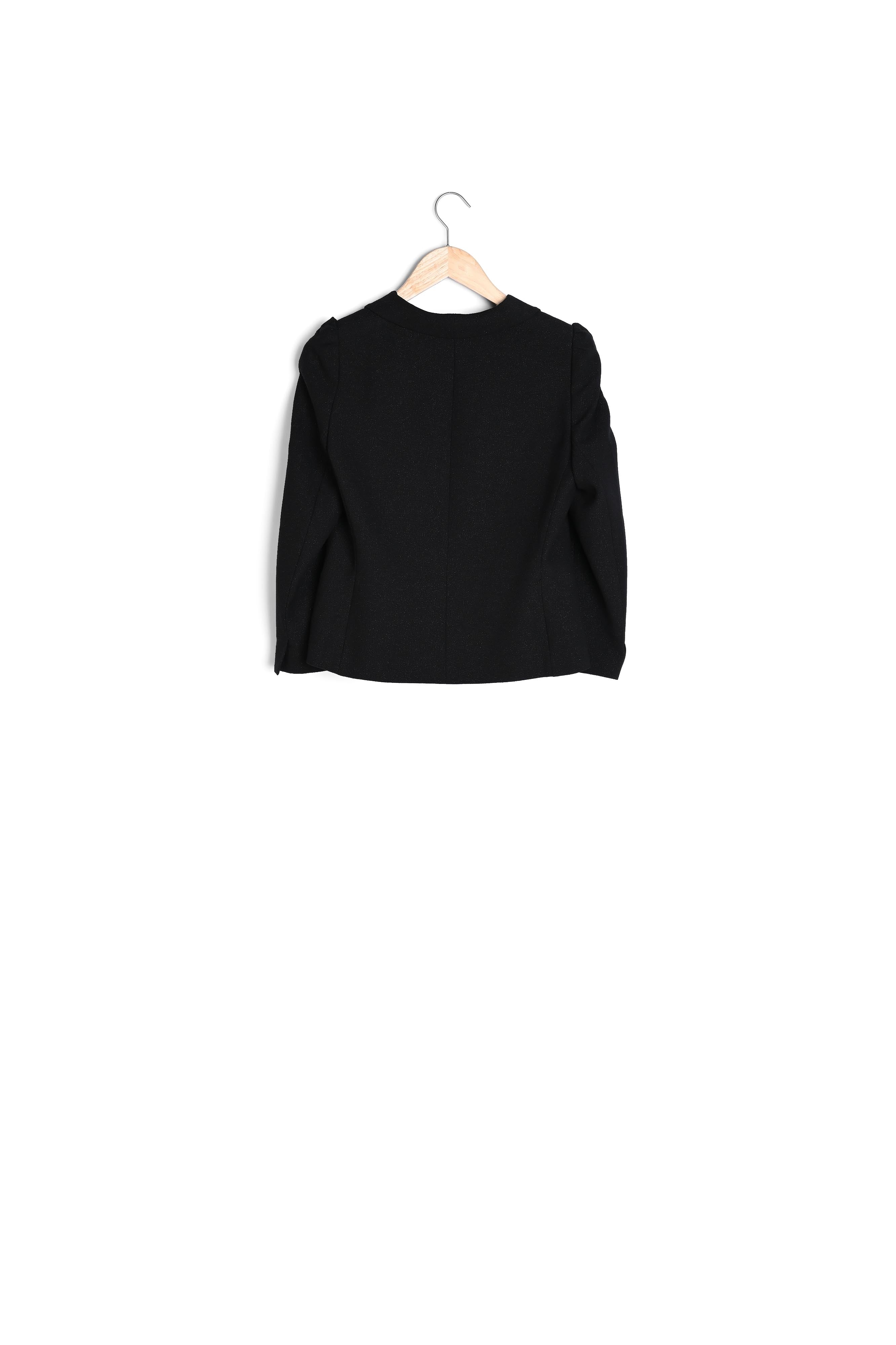 Veste noire lurex Perline Faume - seconde main