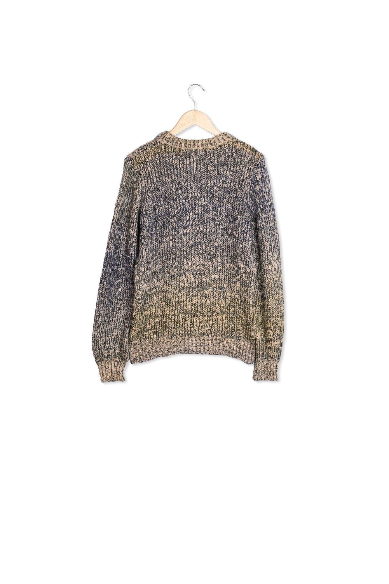 Pull italien en laine bronze Bambou Faume - seconde main