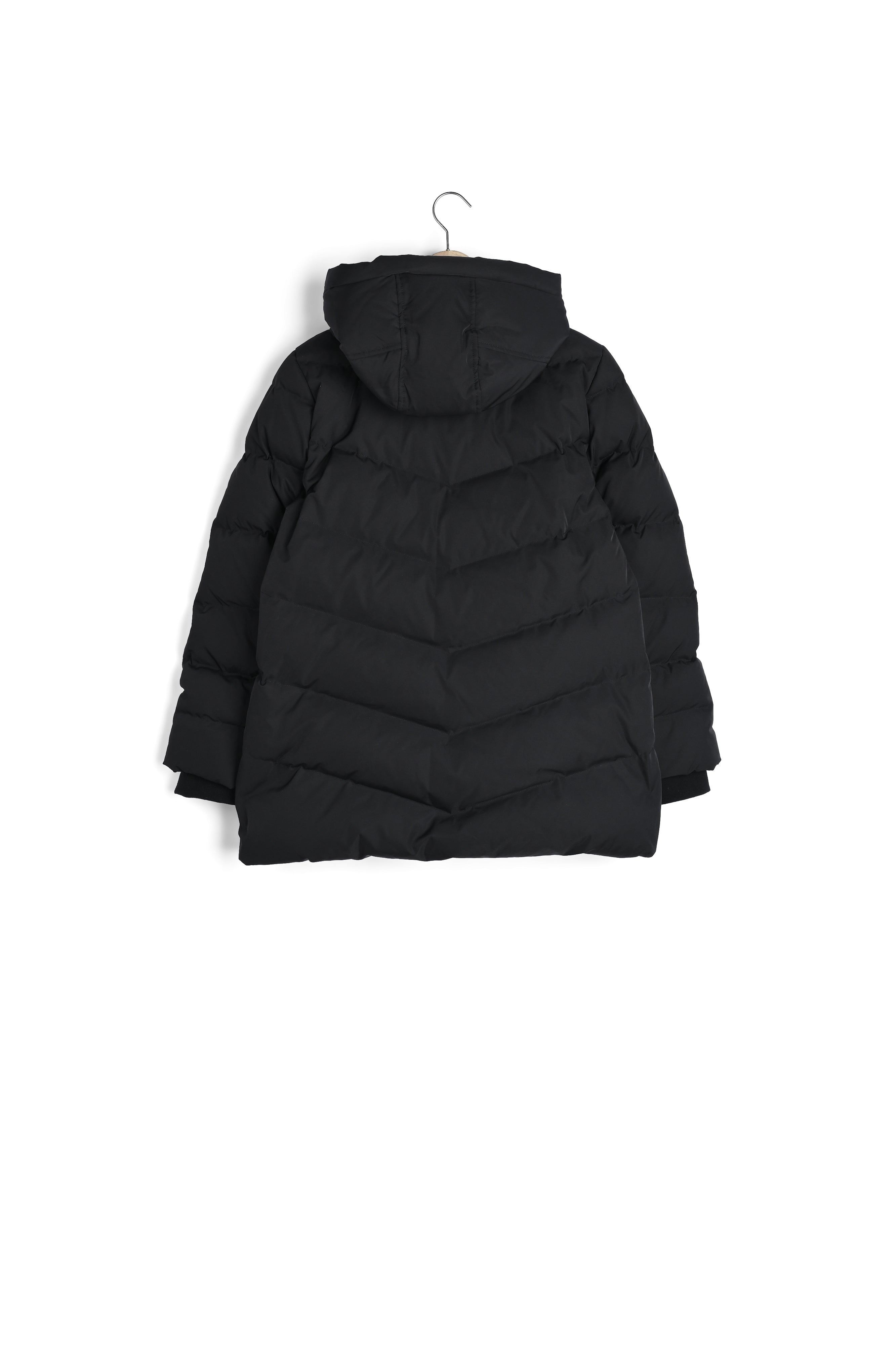 Doudoune longue matelassé noir Ondine Faume - seconde main