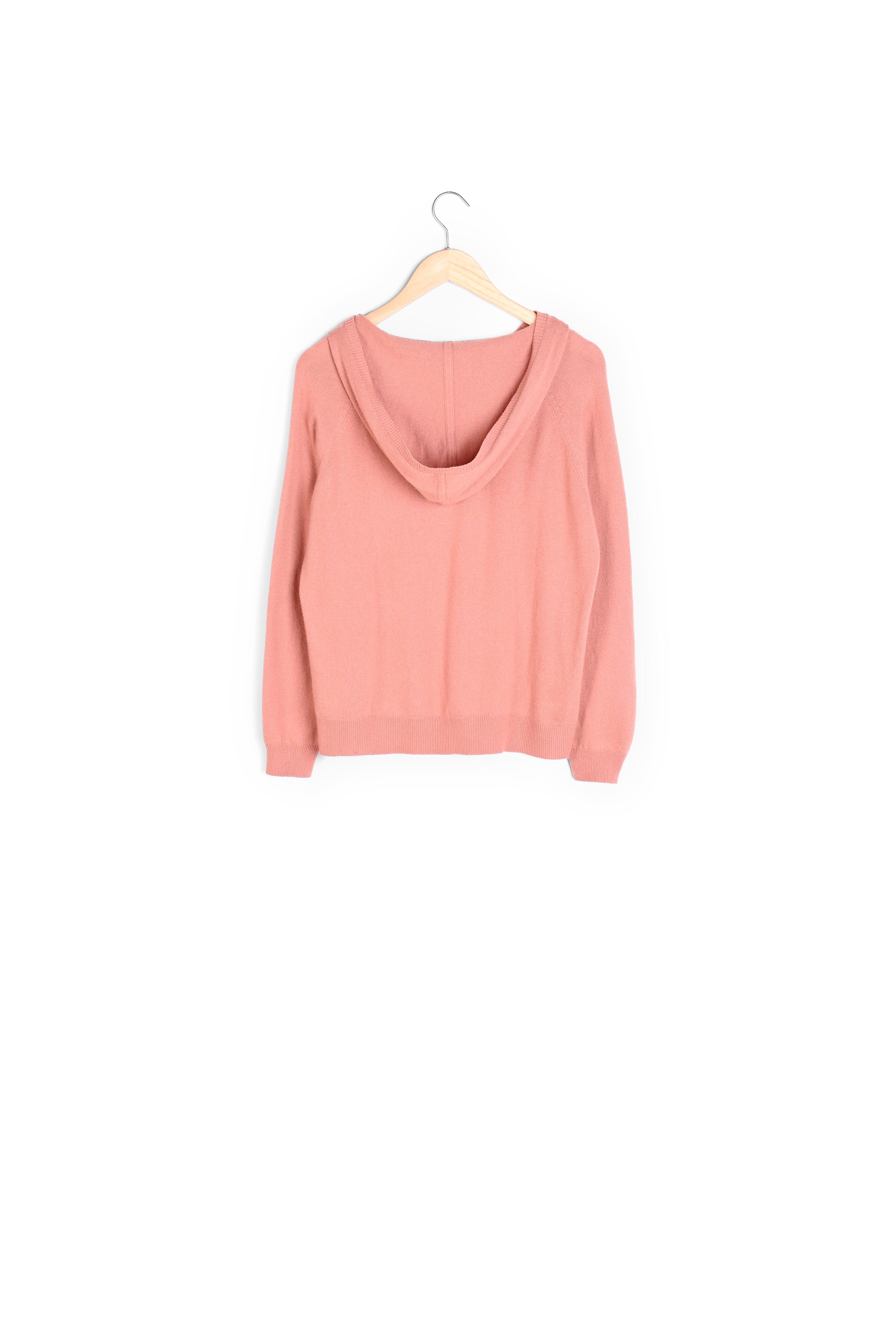 Pull en maille à capuche blush Thom Faume - seconde main
