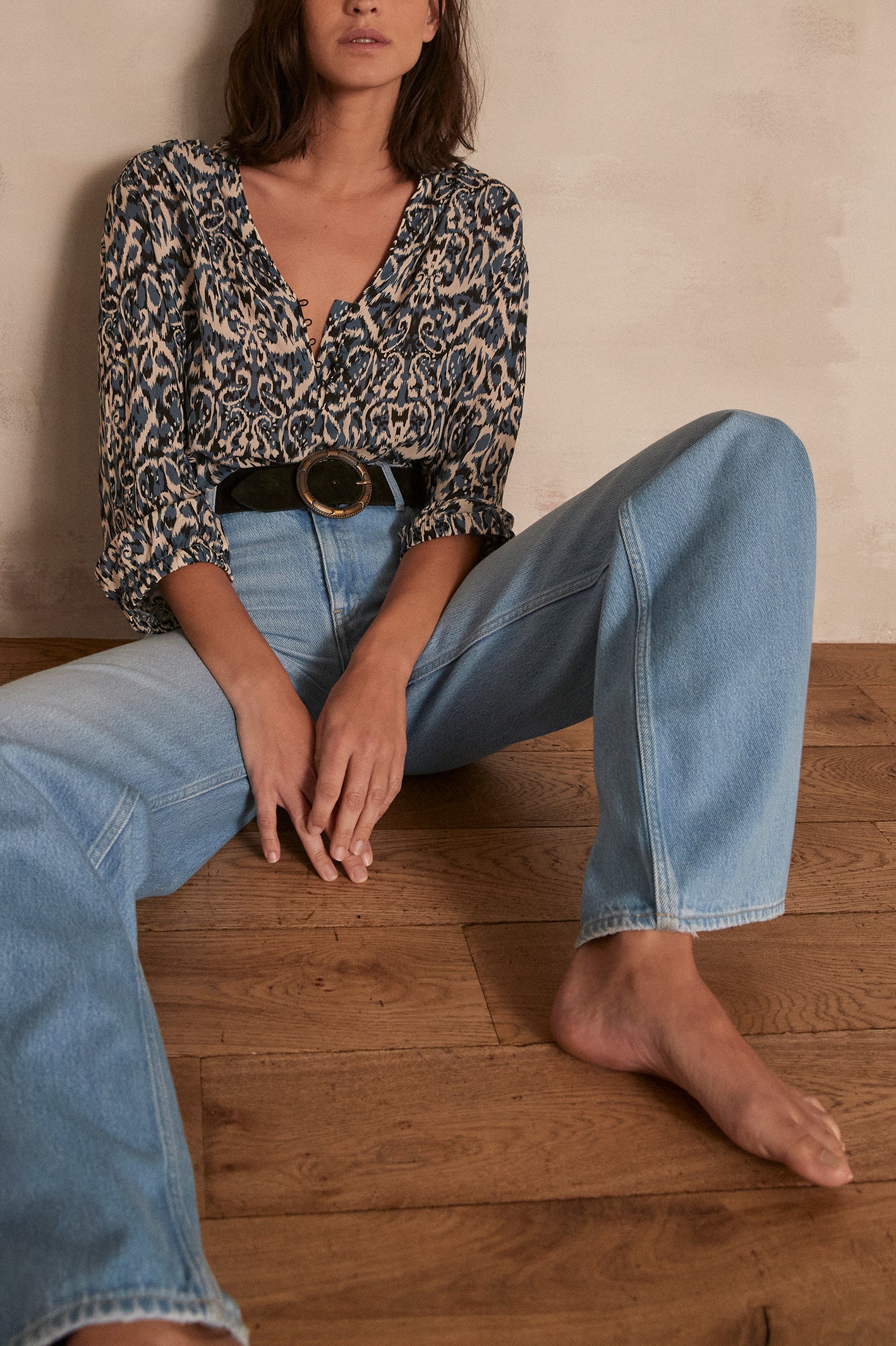 Blouse Mina Faume - seconde main