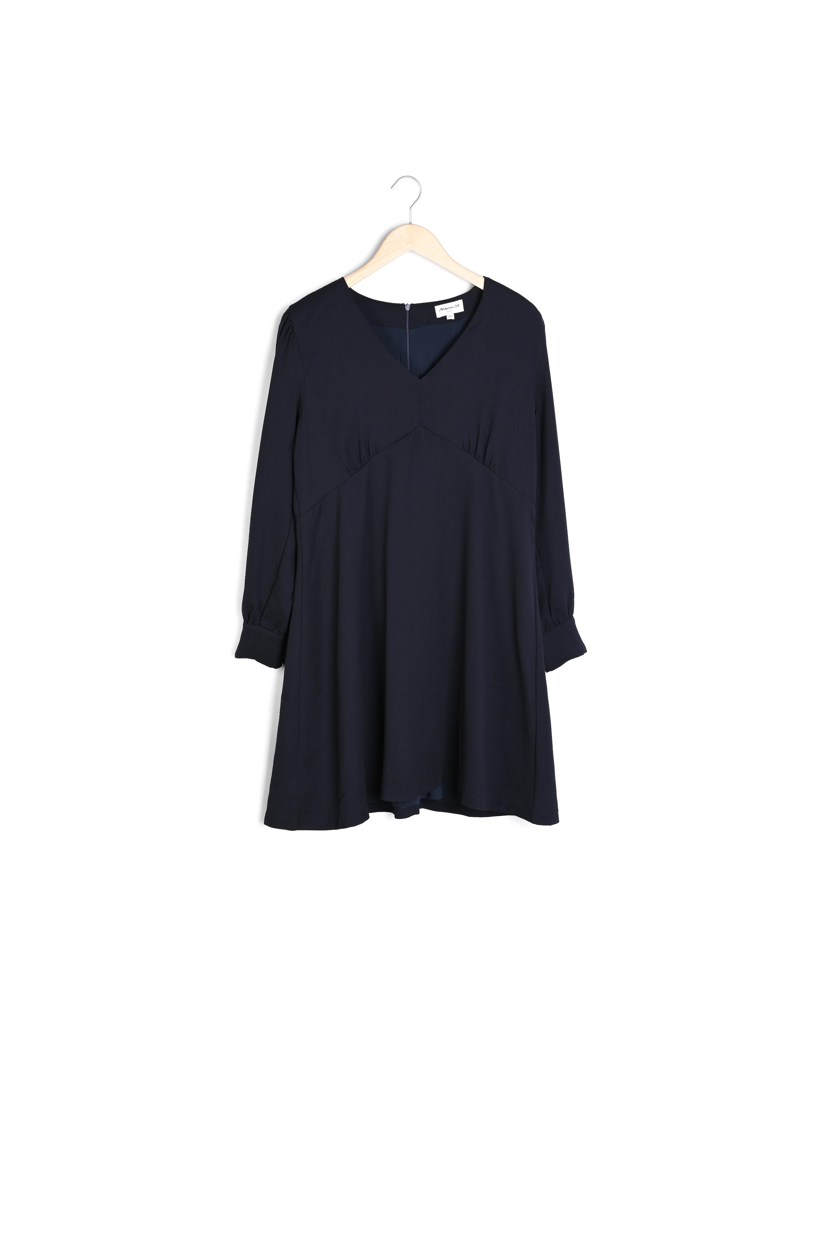 Robe bleue marine trapèze Spirit Faume - seconde main