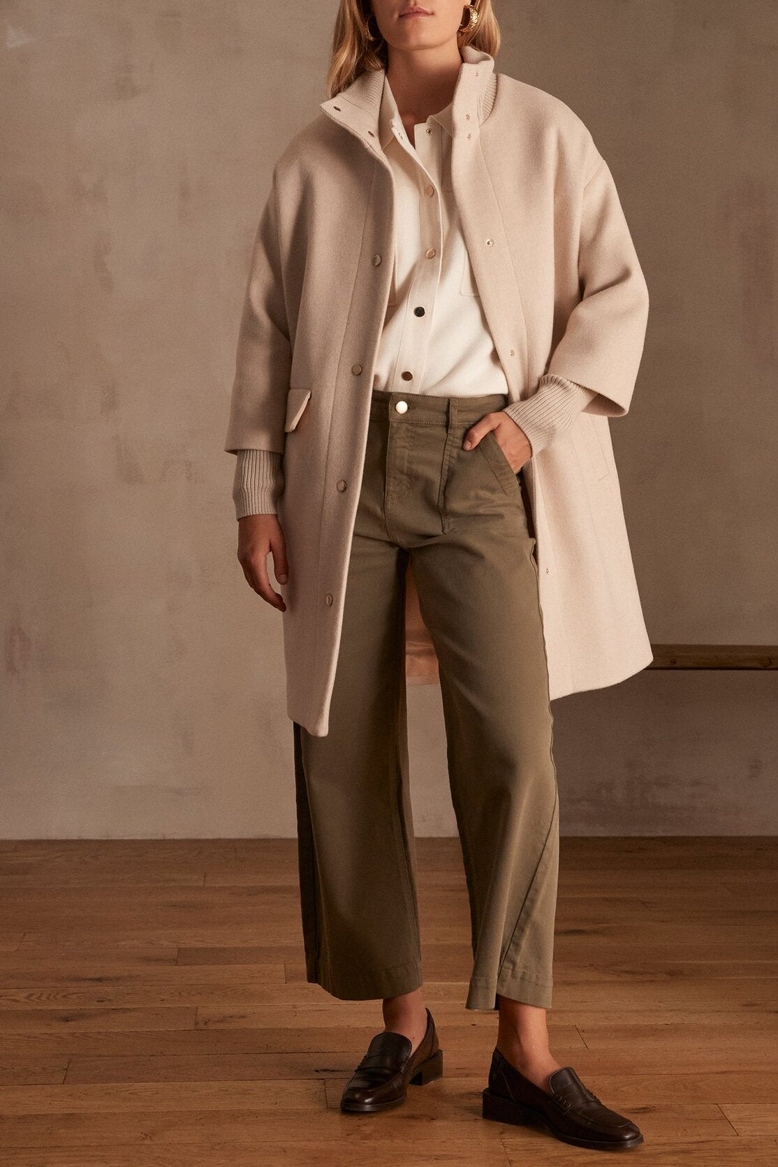 Manteau MAGDA en laine Faume - seconde main