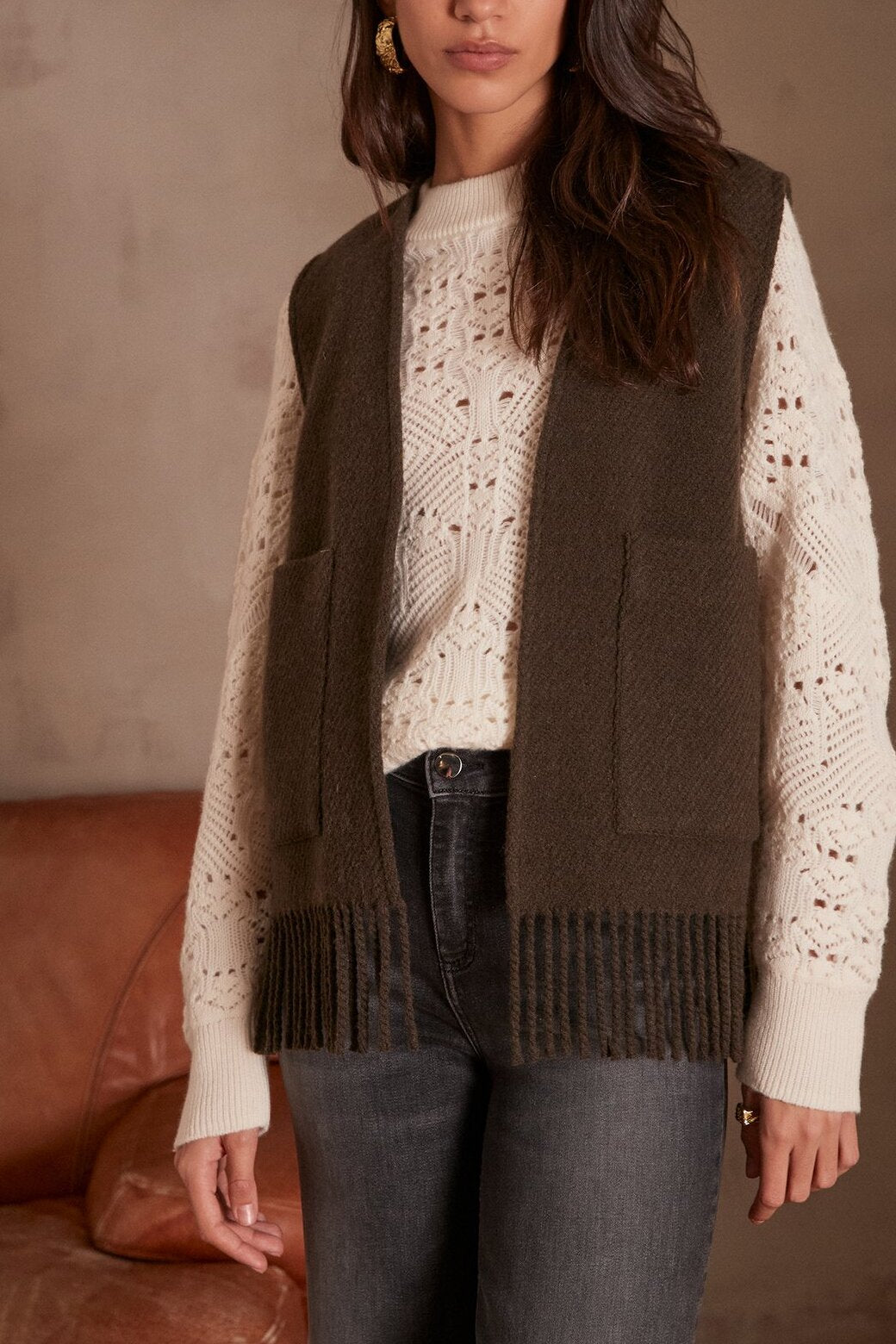 Gilet  sans manches BILLY Faume - seconde main