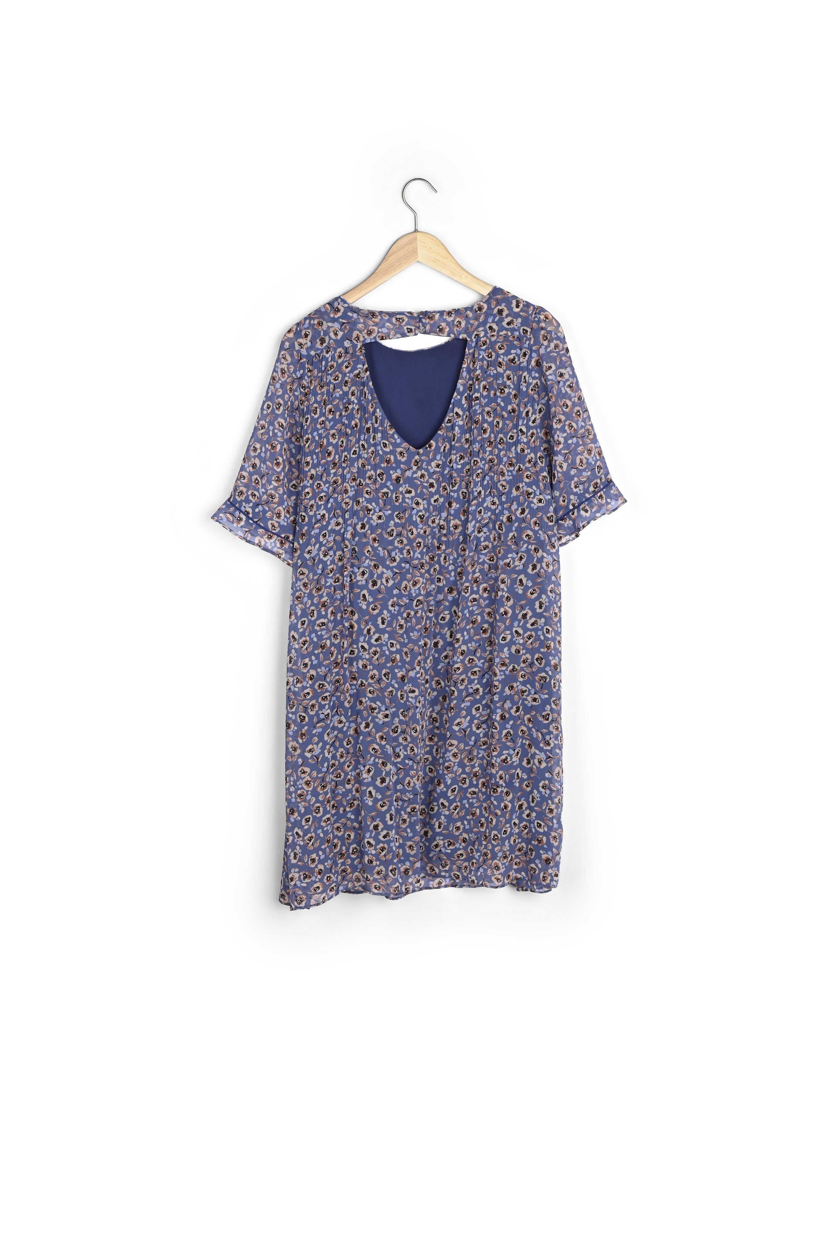 Robe plissée imprimée Coralia Faume - seconde main