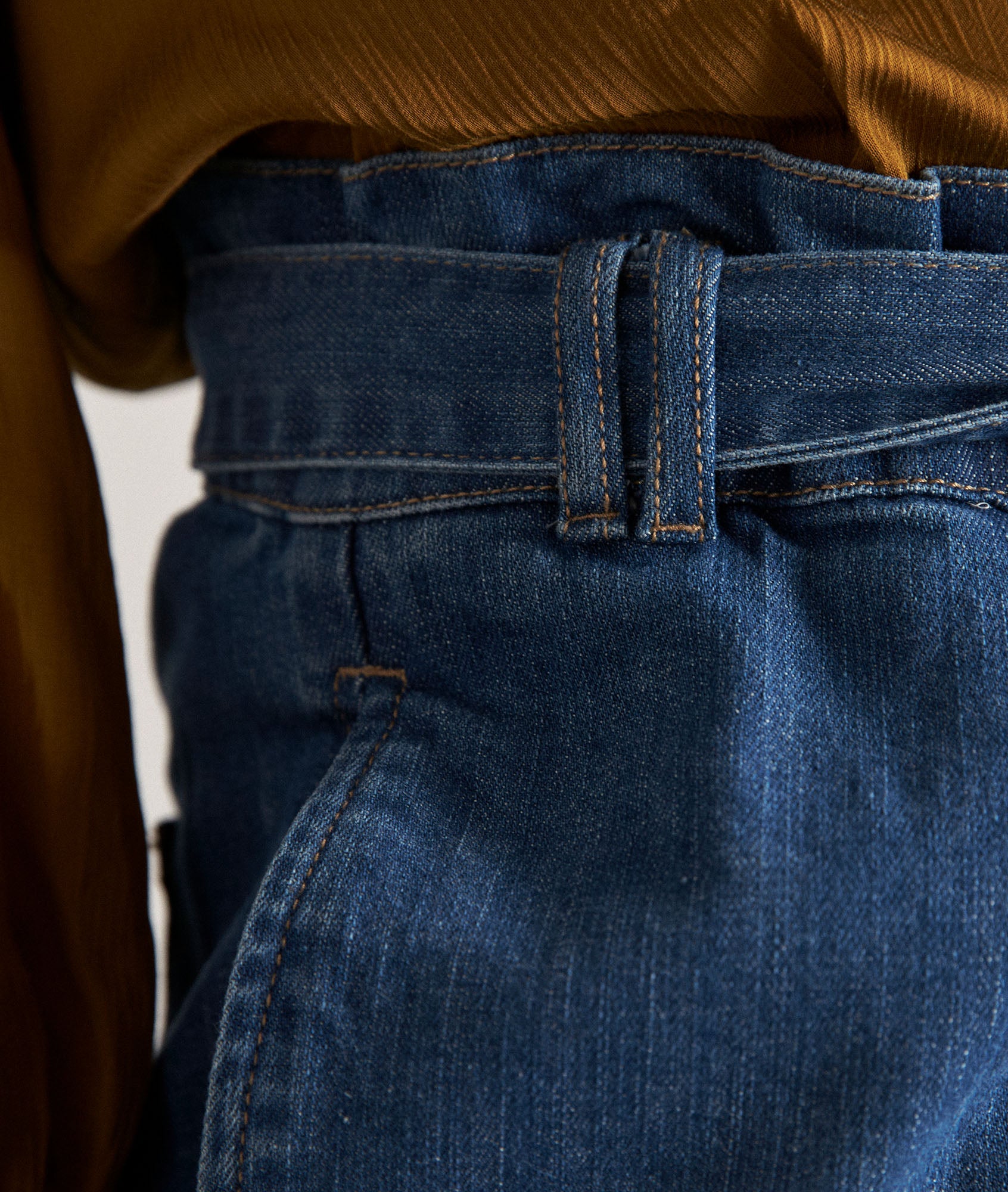 Jean paper bag Barbara Faume - seconde main