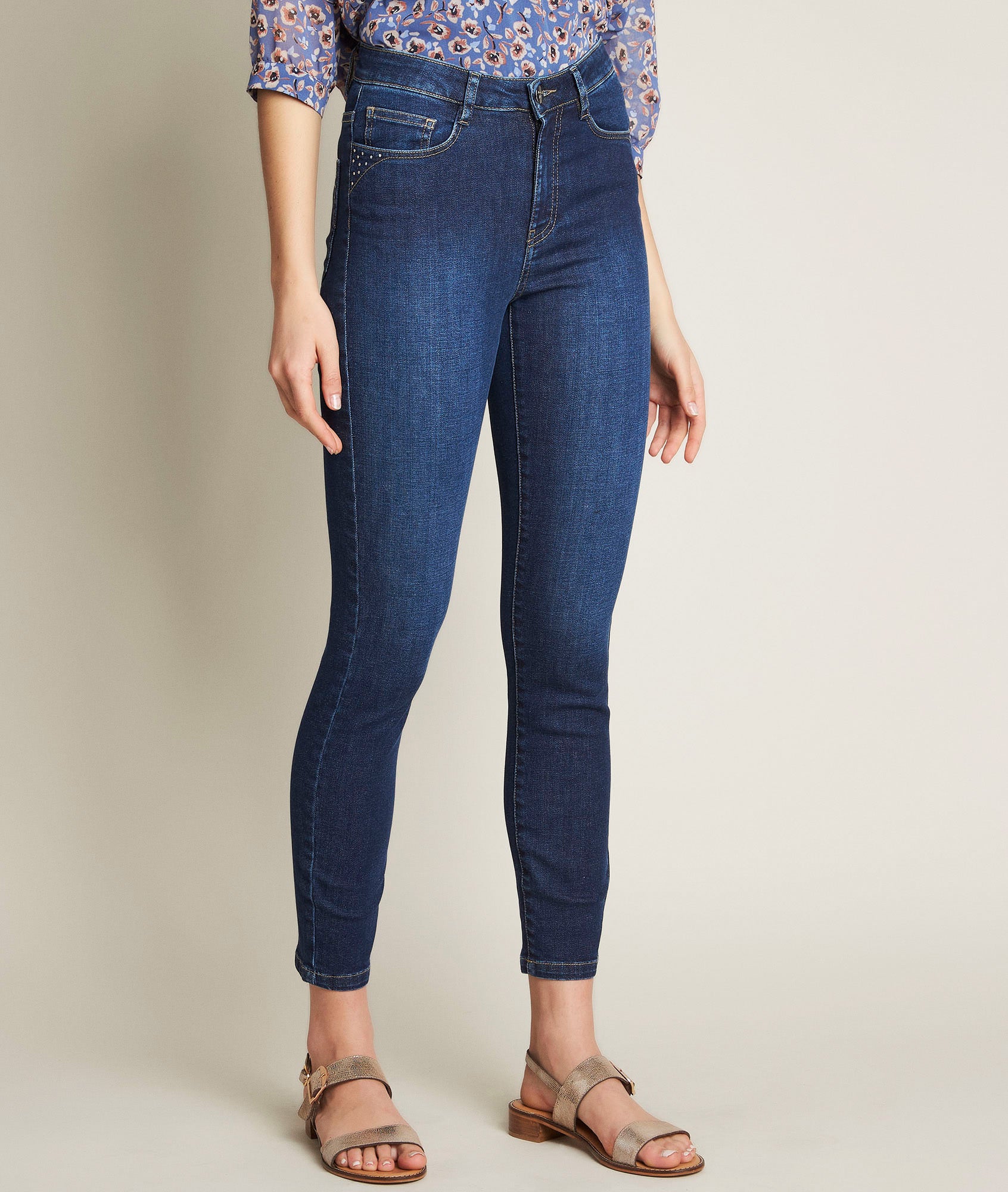 L'iconique slim: jean stone used Avril Faume - seconde main