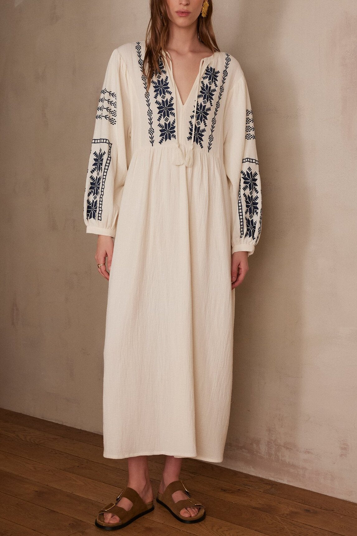 Robe longue LOLA en coton Faume - seconde main