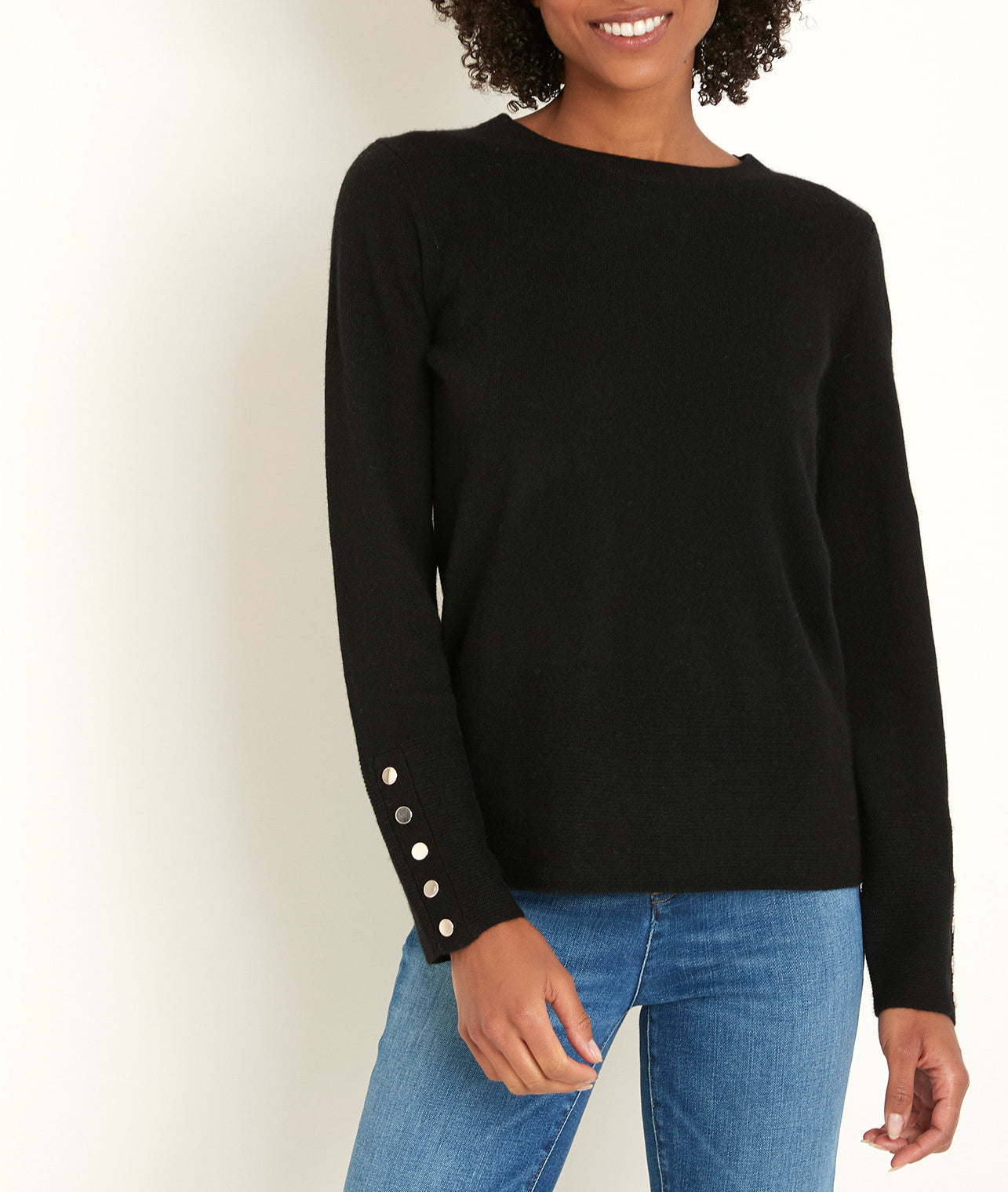 Pull en cachemire noir River Faume - seconde main