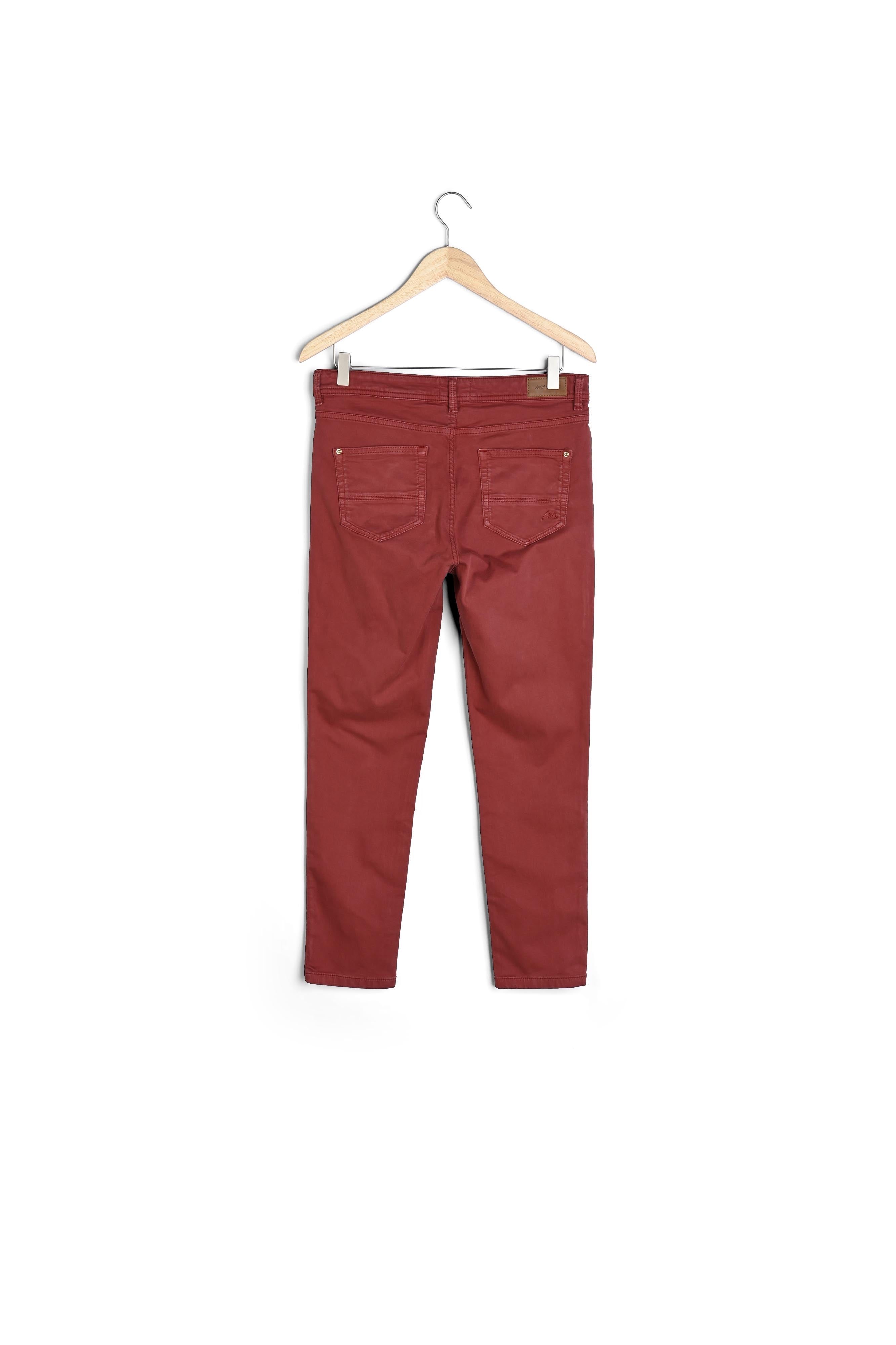 L'iconique jean satin de coton porto Sultan Faume - seconde main