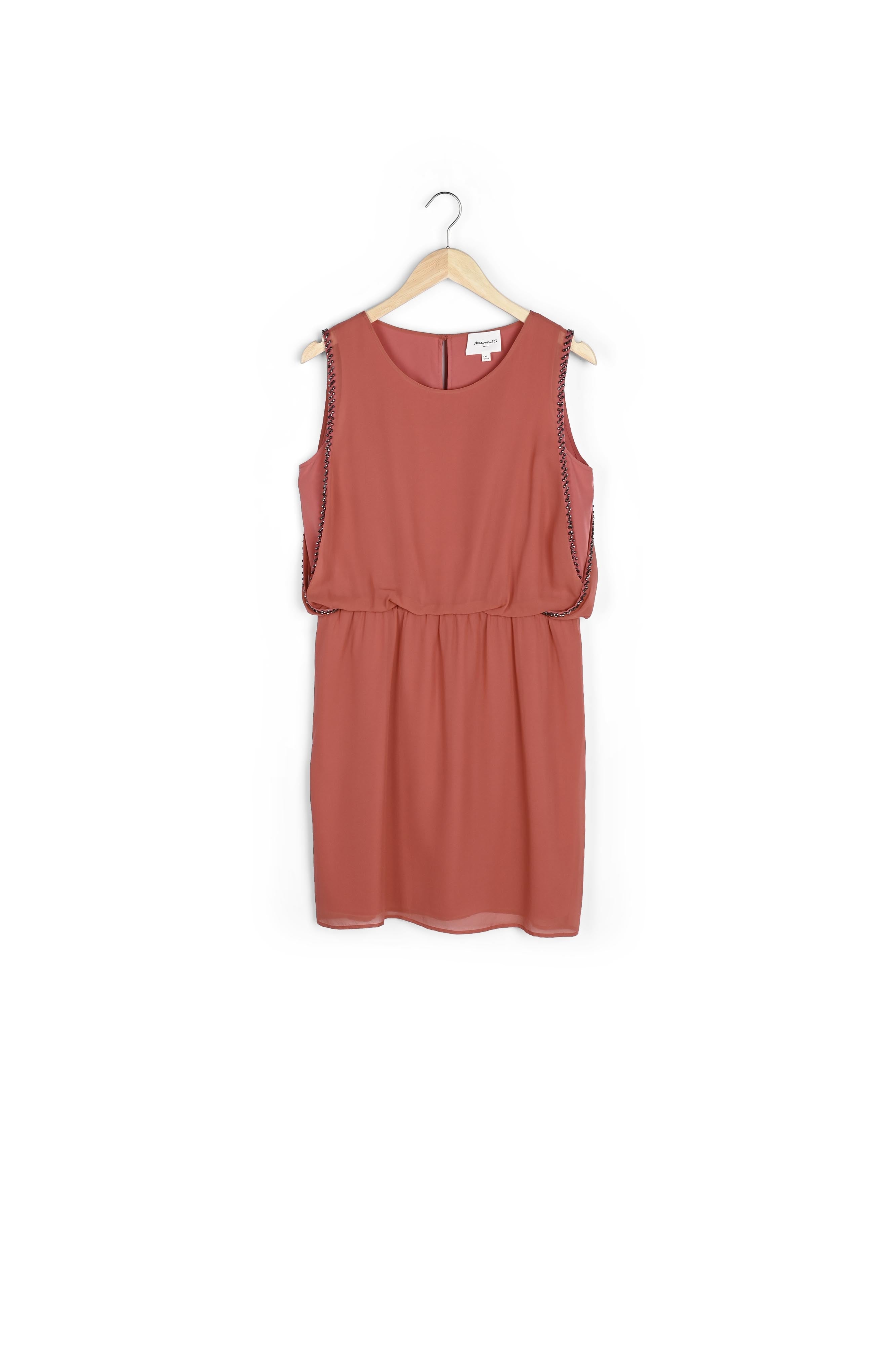 Robe en soie rose Ode Faume - seconde main