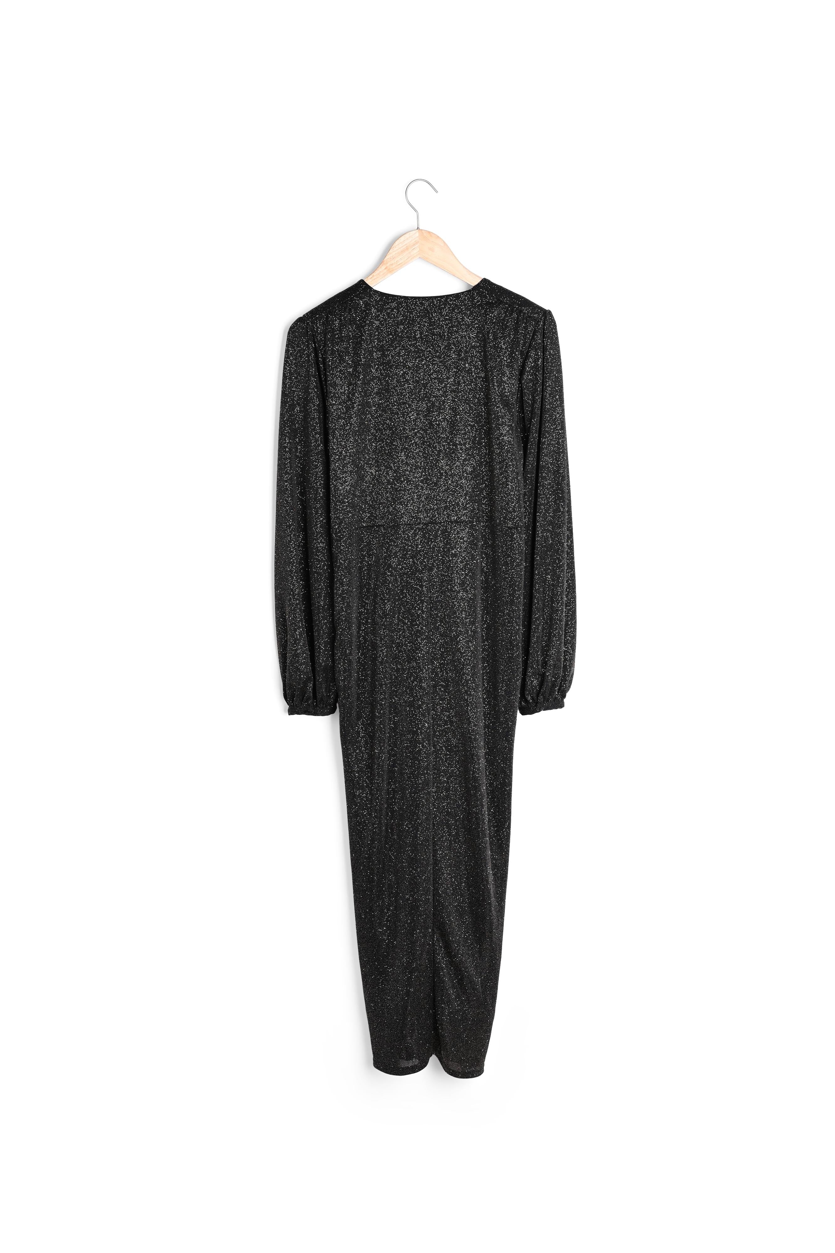 Robe longue noire irisée Hype Faume - seconde main