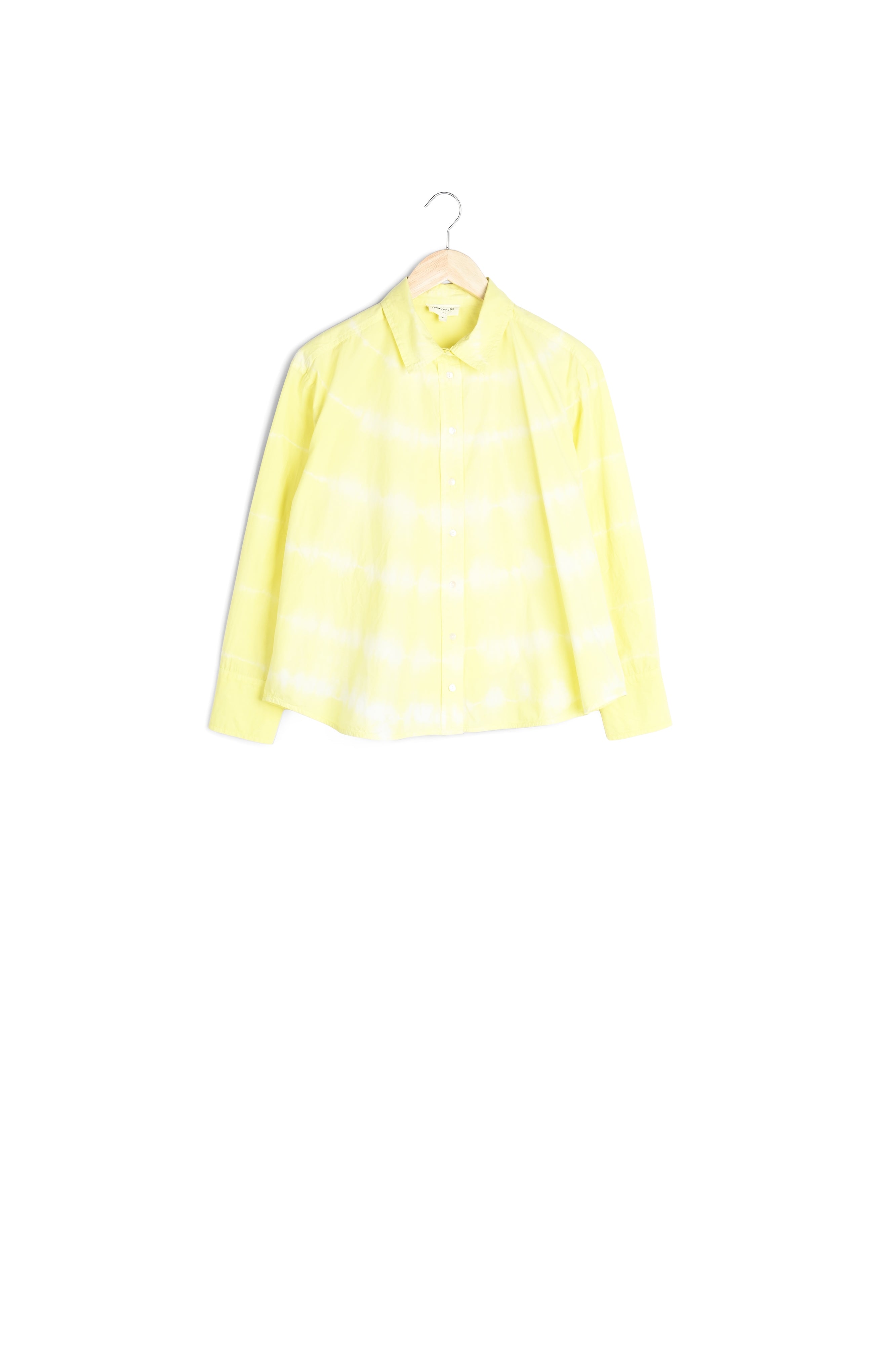 Chemisier tie and dye en coton citron Loren Faume - seconde main