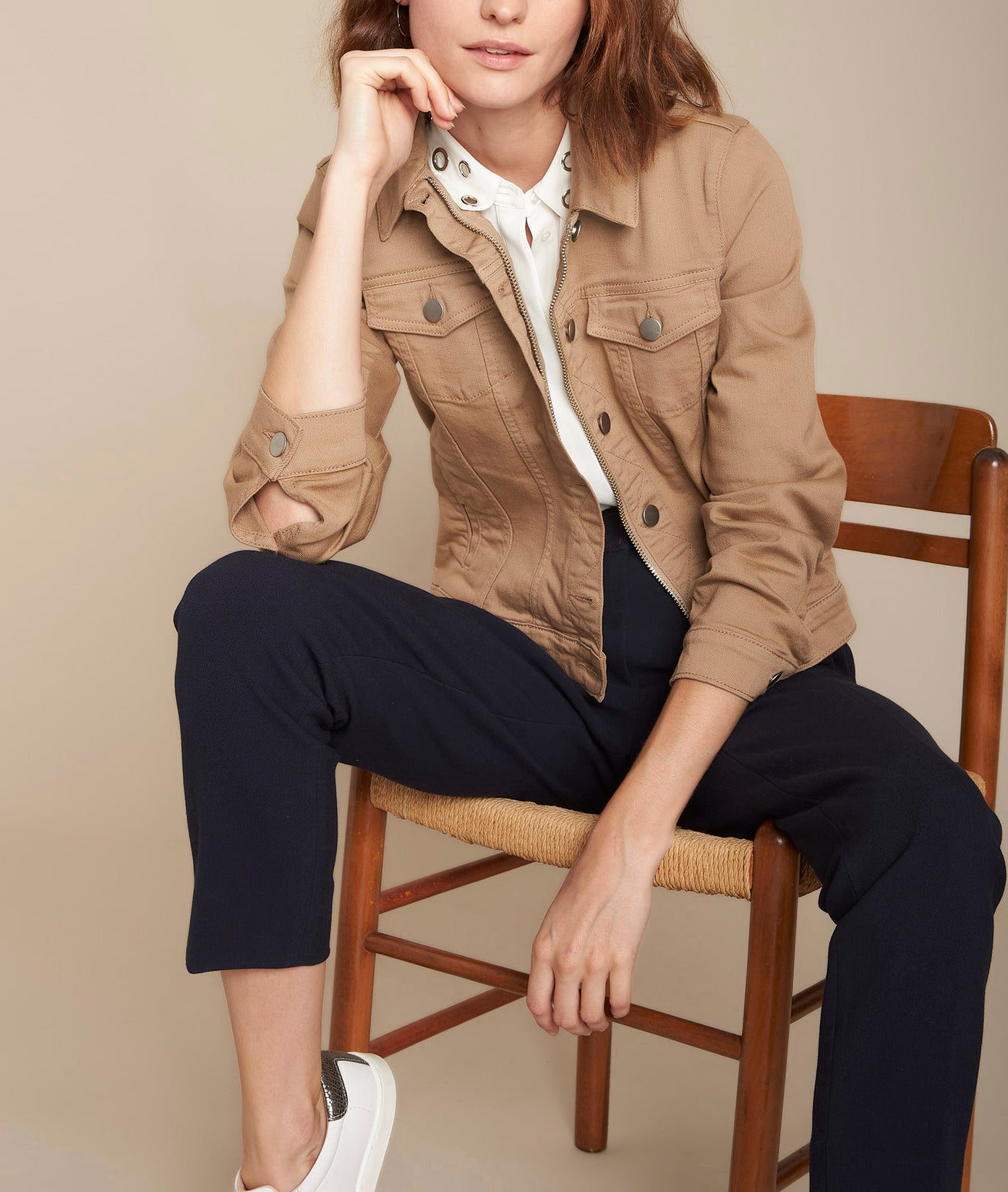 Chemise en polyester recyclé Mila Faume - seconde main