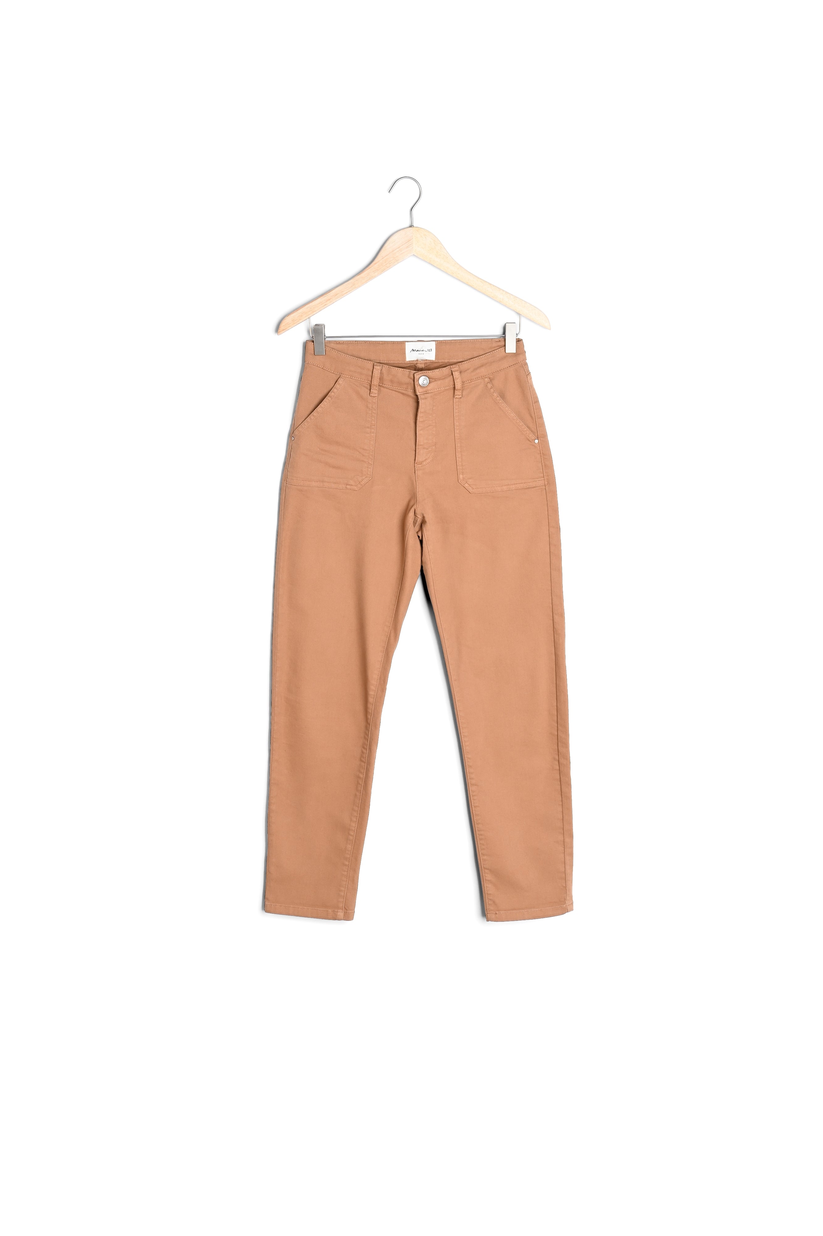 Jean chino en coton beige Nalla Faume - seconde main